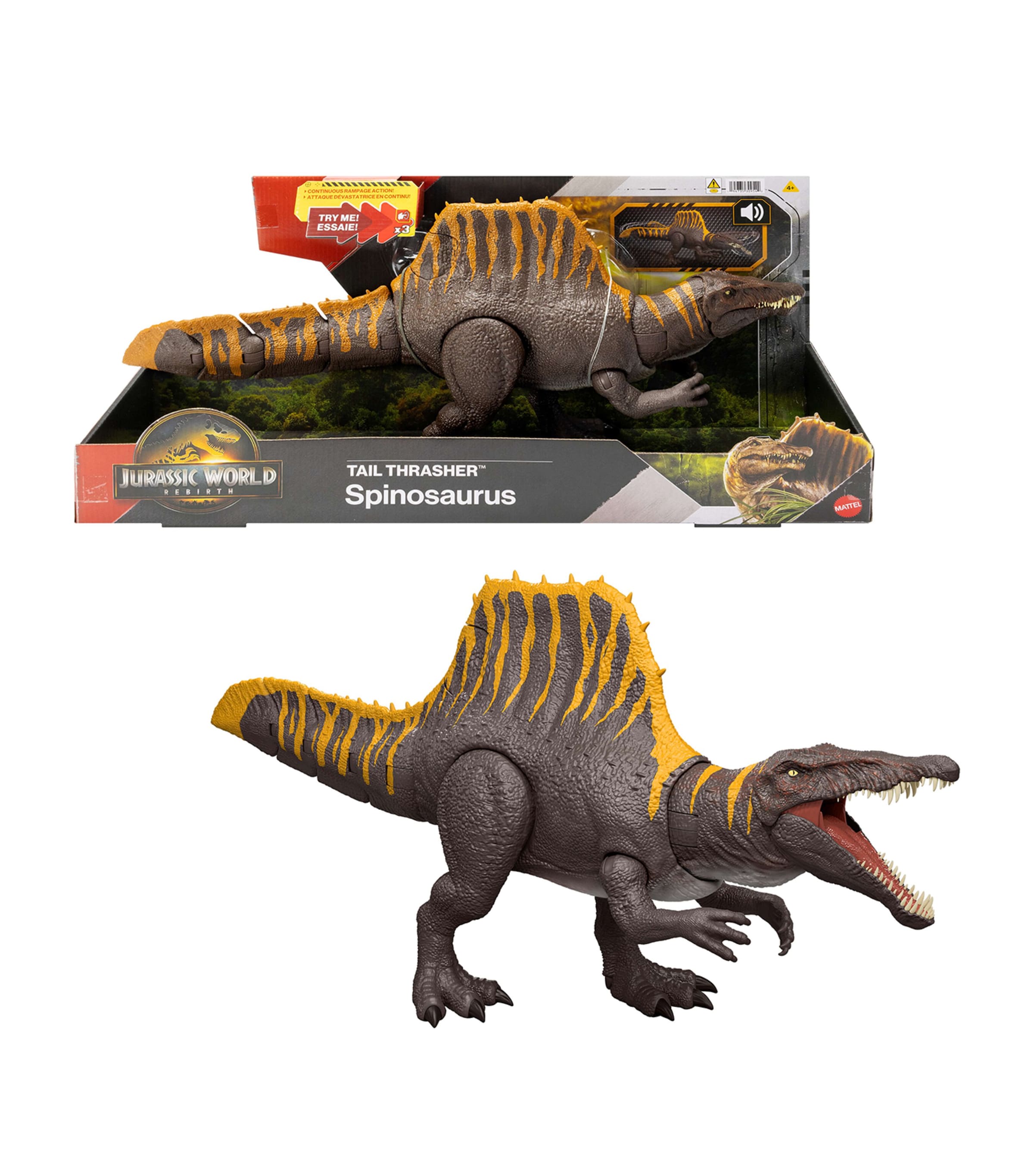 Jurassic World Tail Thrasher Spinosaurus Action Figure