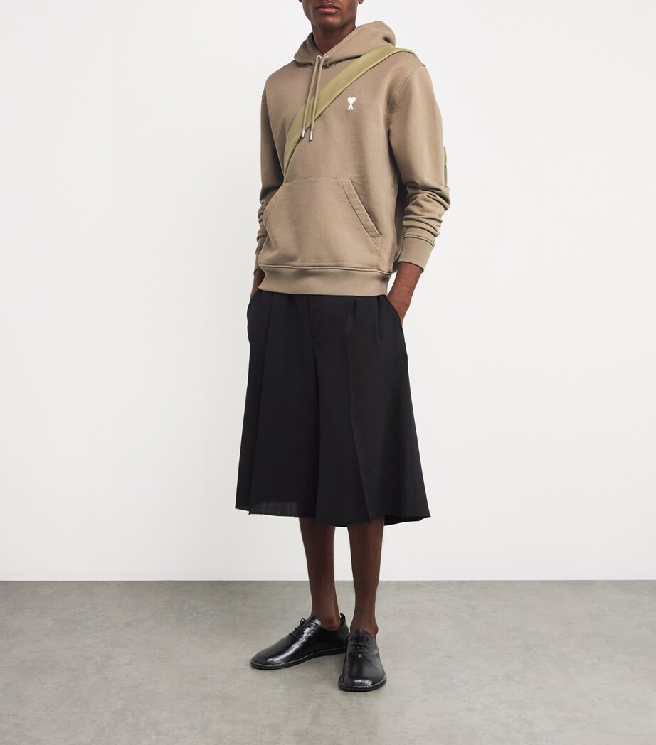 AMI Paris Mens Cotton Ami de Coeur Hoodie Image 2