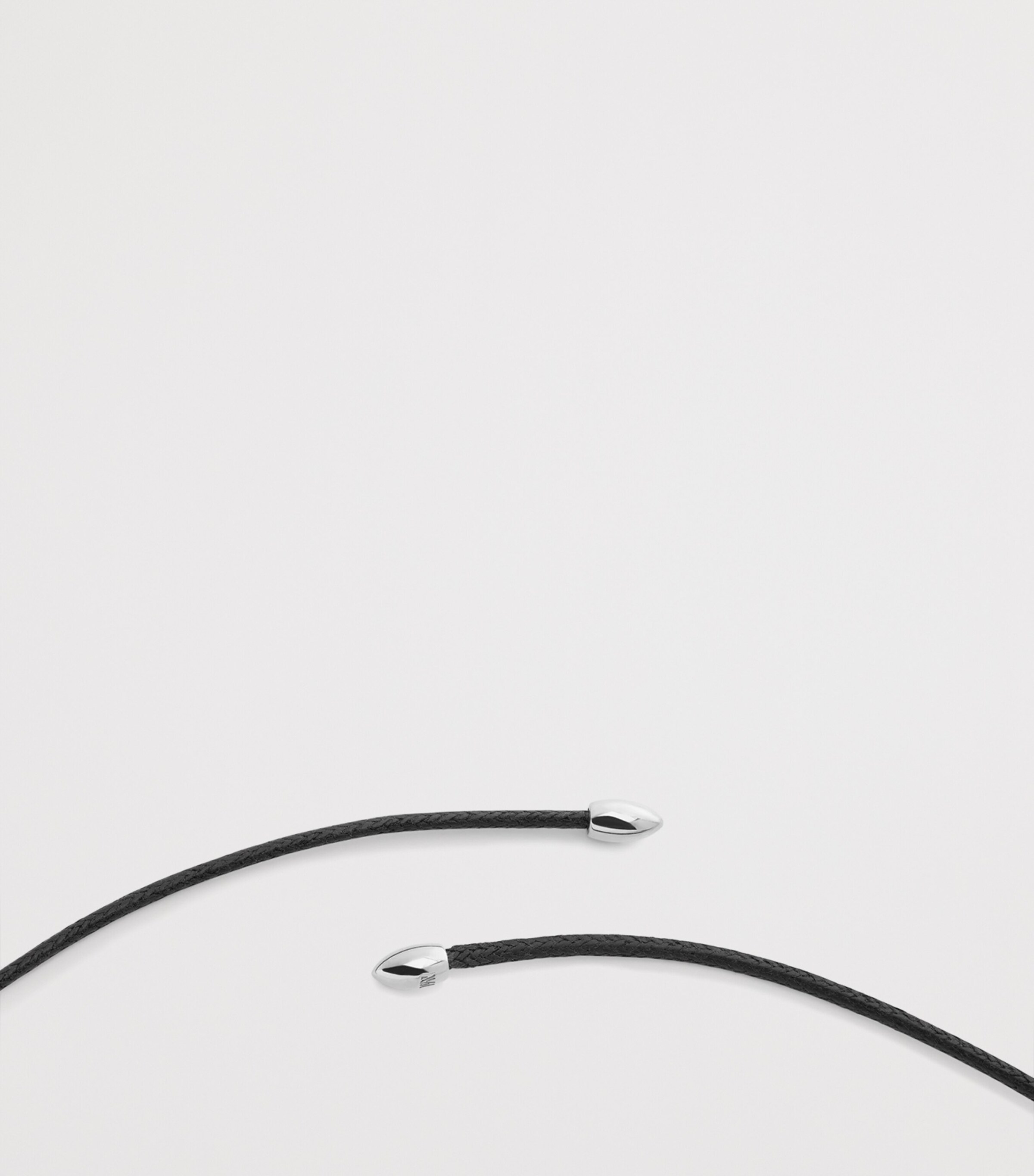 Monica Vinader Sterling Silver Aria Cord Necklace Sterling Silver Image 2