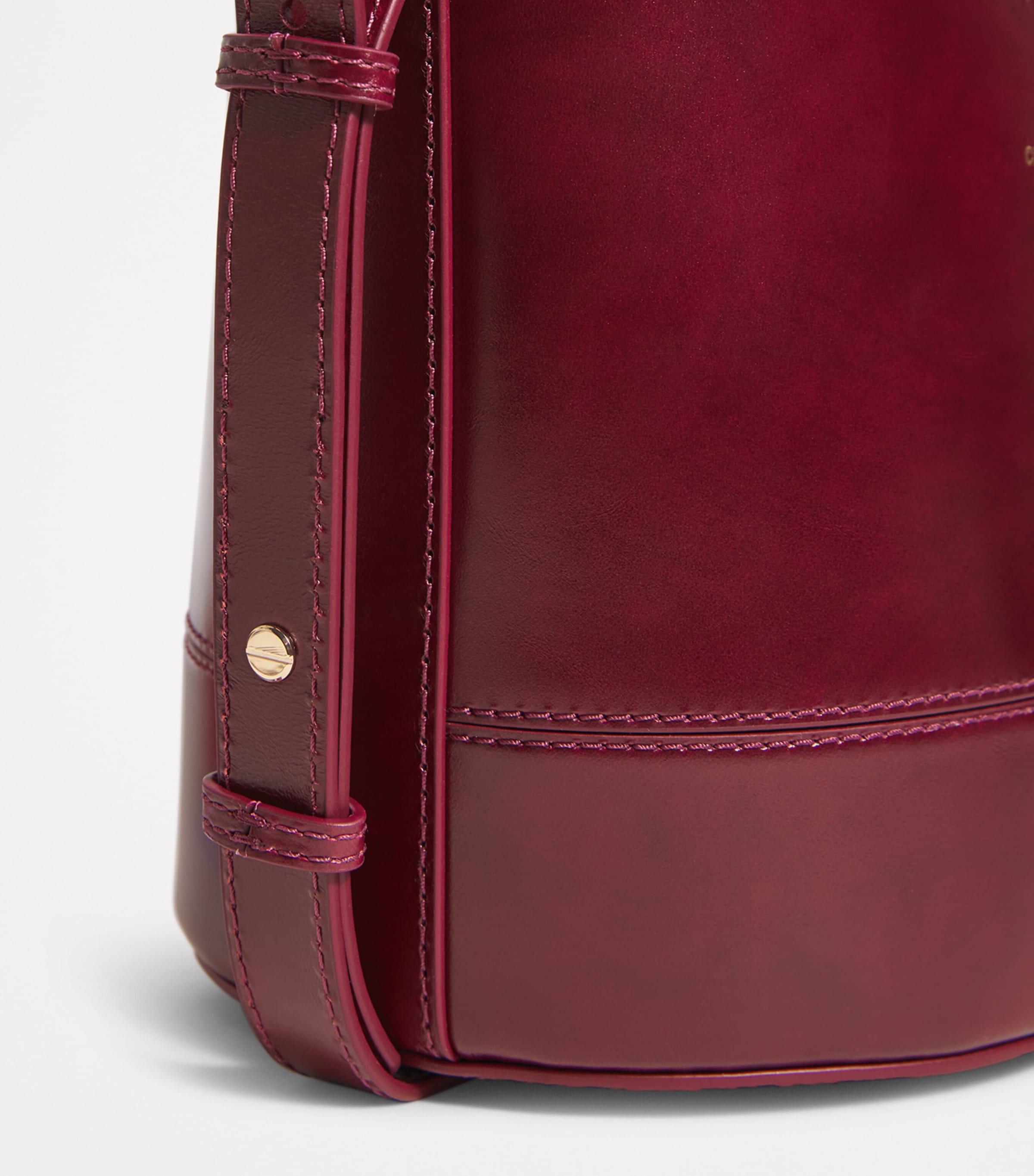 Leather Solveig Bag BURGUNDY Image 6