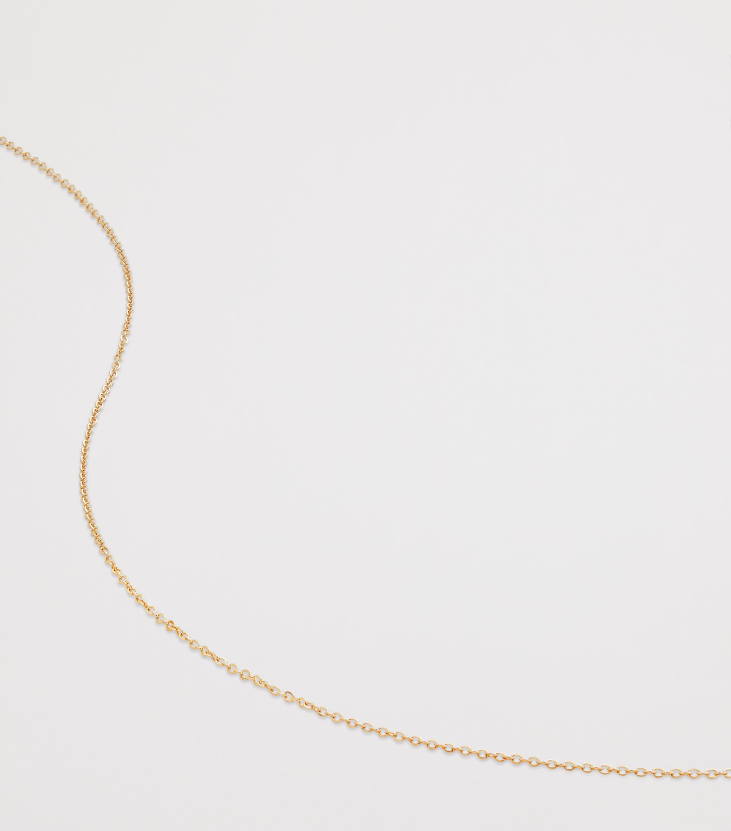 Monica Vinader Yellow Gold Chain Necklace Solid Gold Image 2