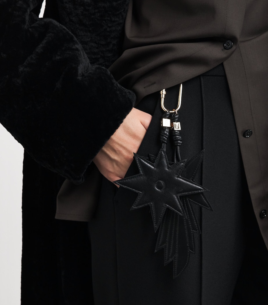 Lamb Leather Star Keyring C99 Image 3