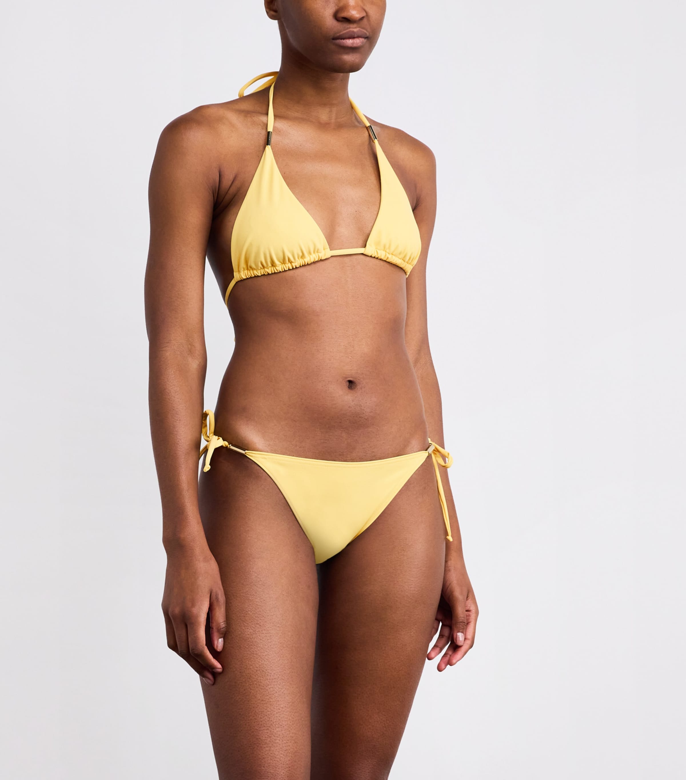 Triangle Bikini Top 100 JAUNE/YELLOW Image 2