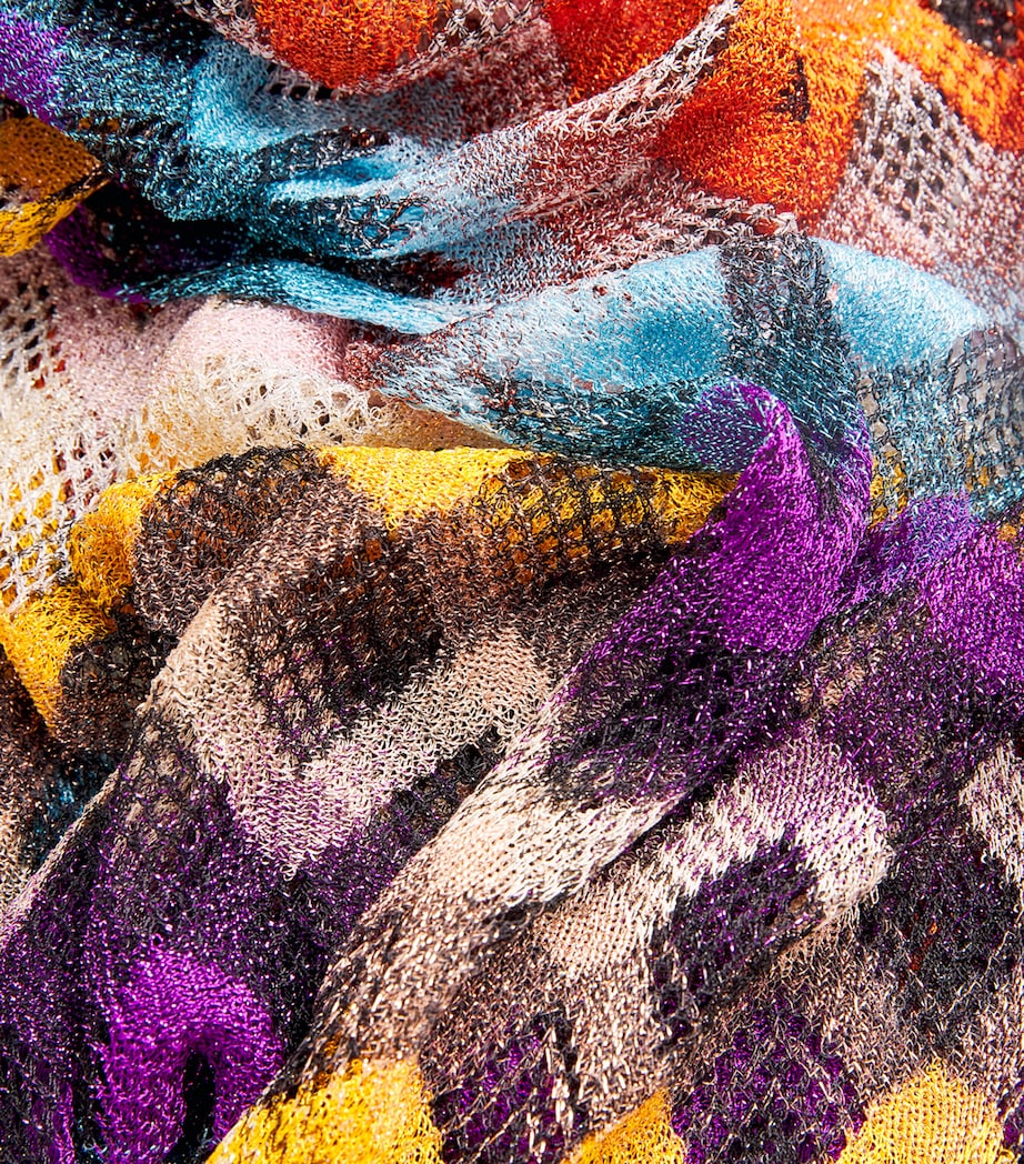 Zigzag Plunge-Neck Jumpsuit SM9QM MULTI DARK Image 5