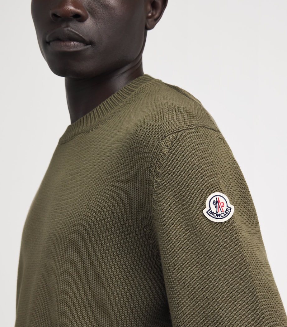 Moncler Mens Cotton Tricot Sweater Image 3