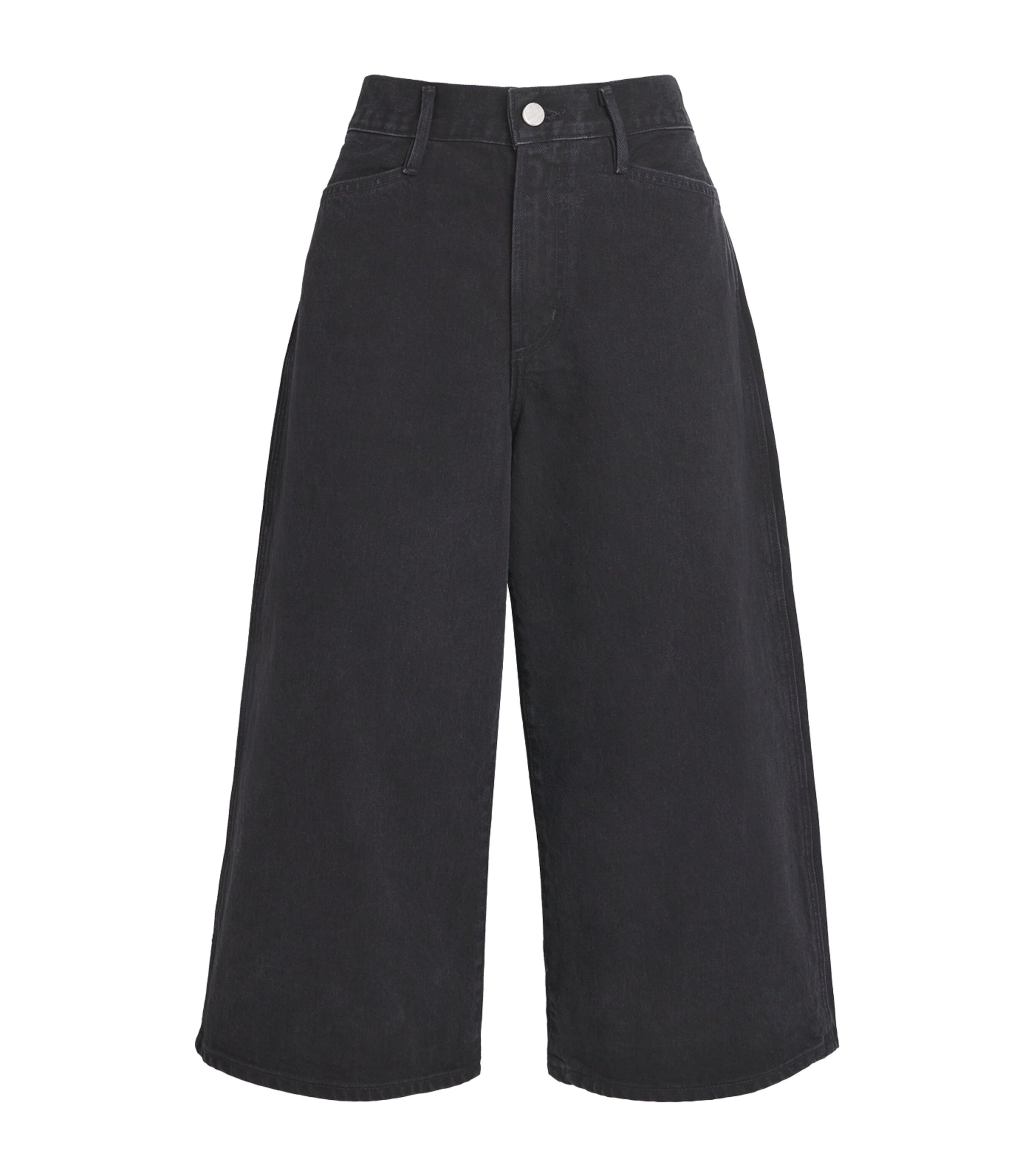 AGOLDE Womens x Maria McManus Skater Shorts Washed Black Image 1