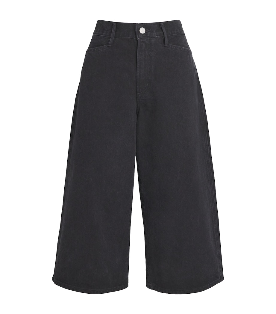 AGOLDE Womens x Maria McManus Skater Shorts Washed Black Image 1