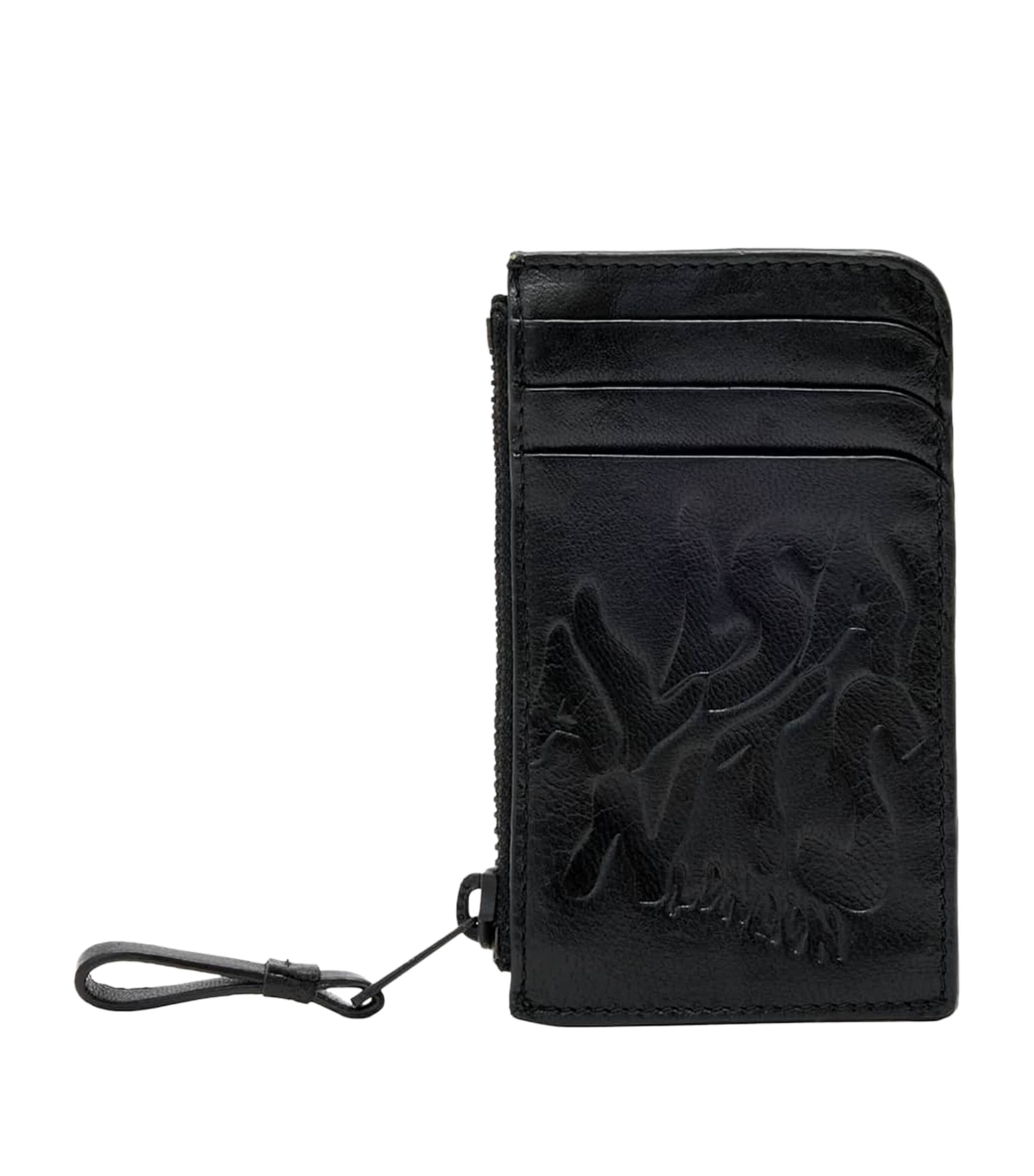 AllSaints Leather Tierra Isamu Wallet Black Image 1