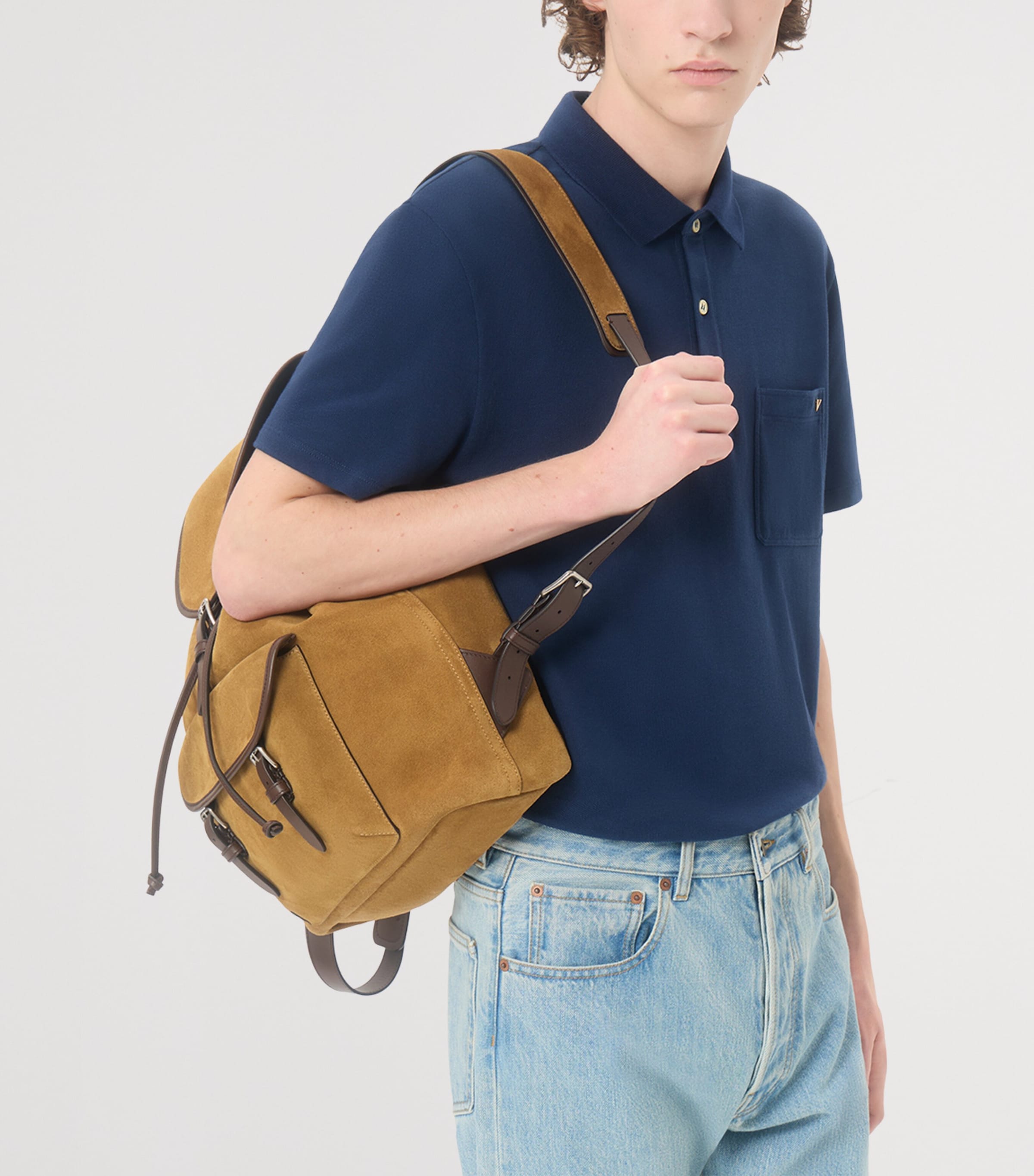Valentino Mens Cotton VGold Polo Shirt Image 6