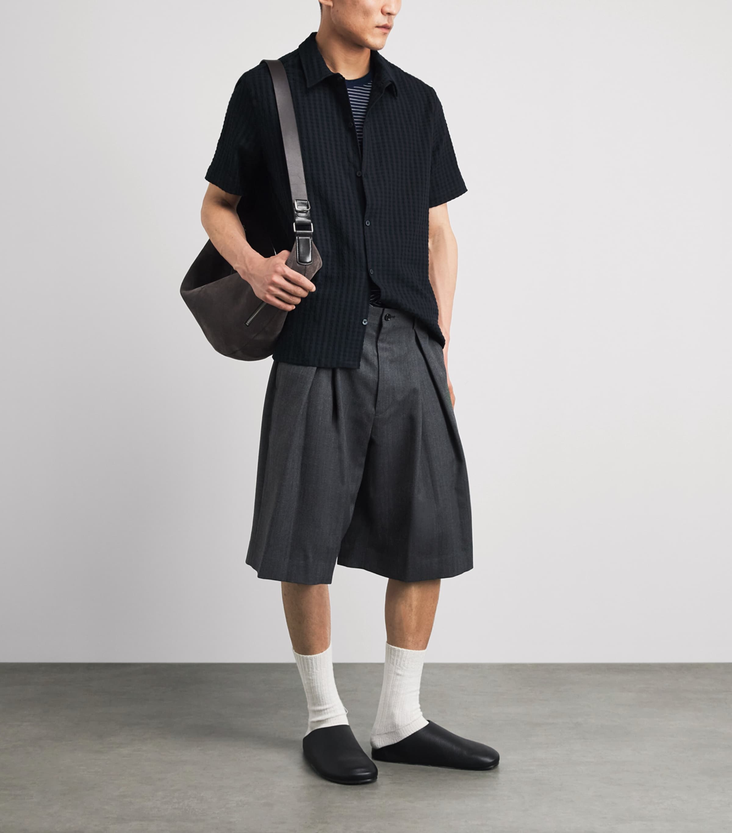SAMSOE SAMSOE Mens Stretch-Cotton Avan Shirt Salute Image 2