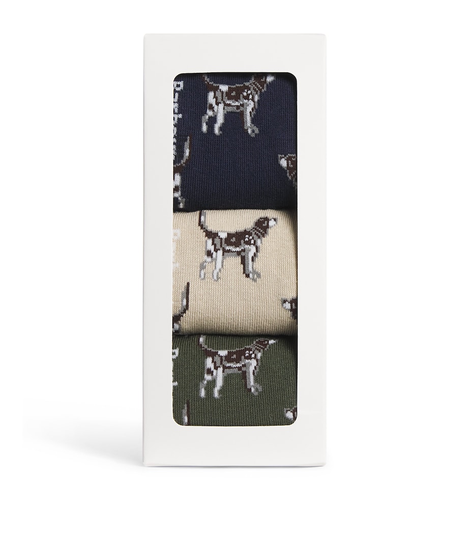 Pointer Dog Socks (Pack of 3) FOREST MIST Image 1
