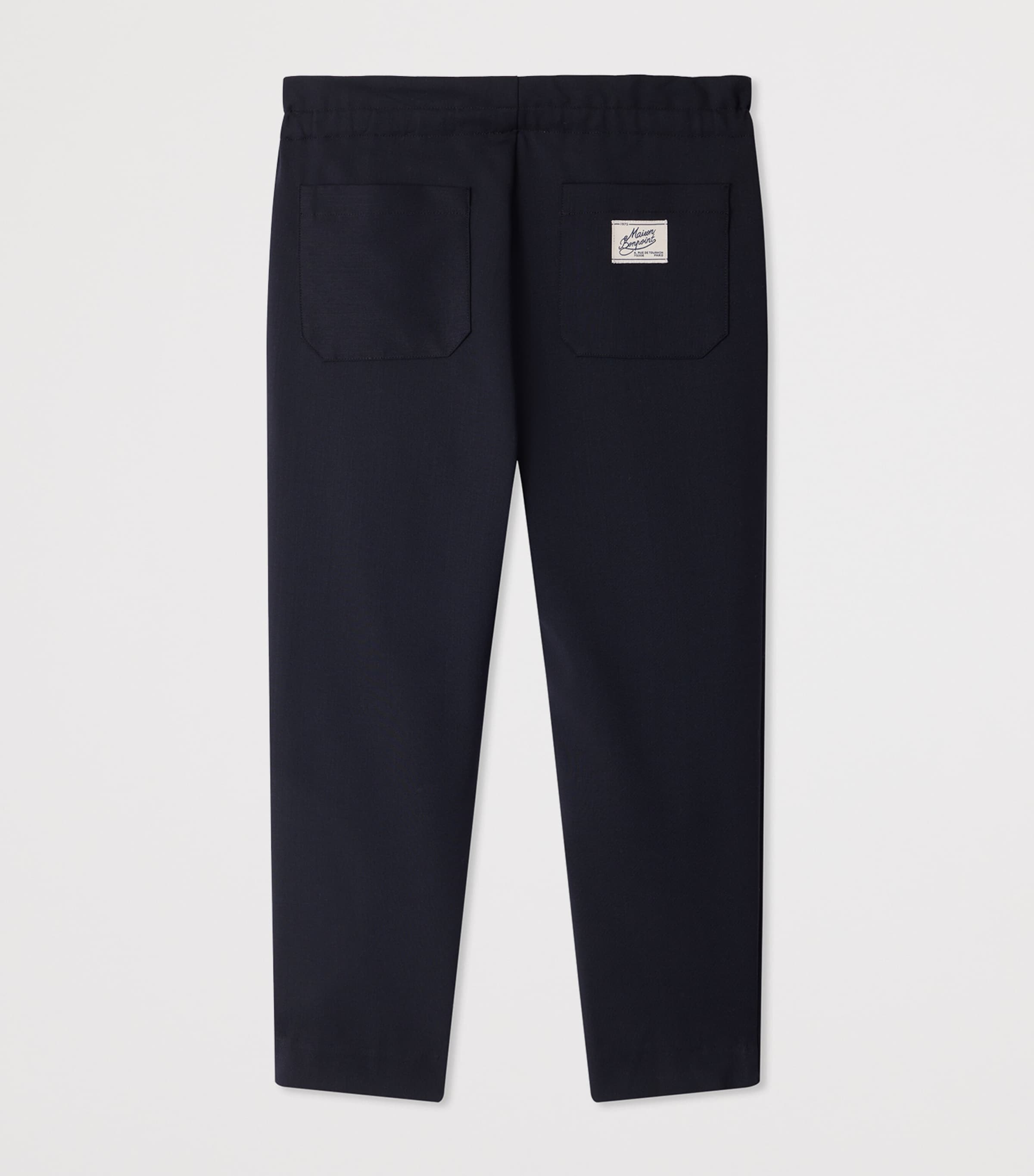 Bonpoint Wool-Blend Straight-Leg Trousers (4-8 Years) Marine Image 2