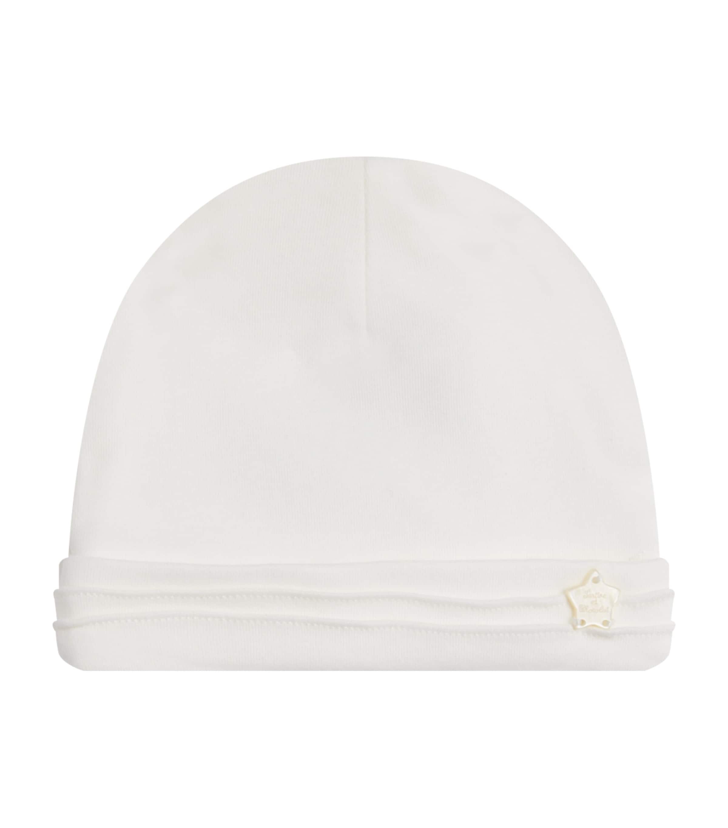 Tartine Et Chocolat Kids' Knitted Star Beanie In White