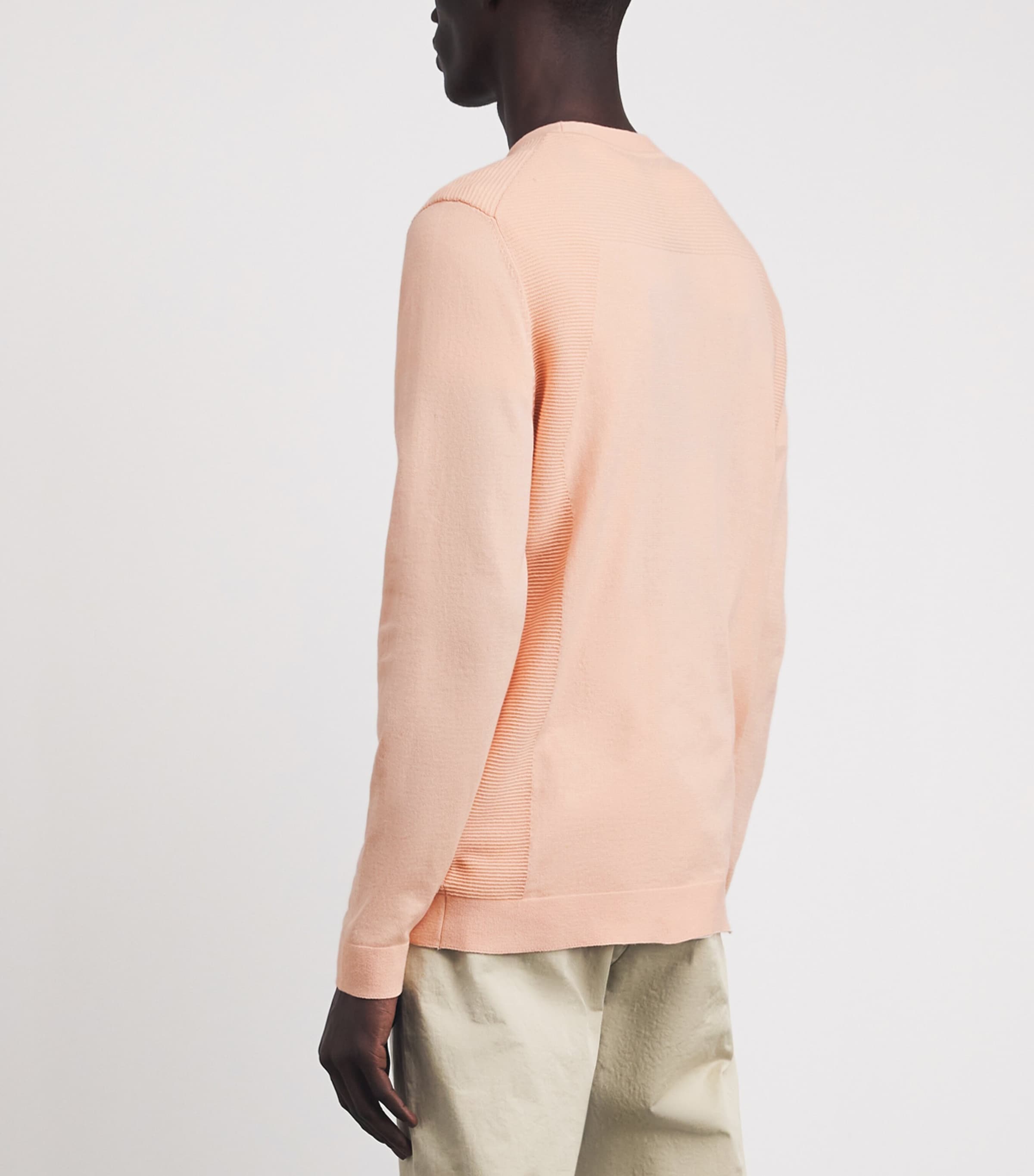 BOSS Mens Momentum Lite Sweatshirt Light Orang Image 5