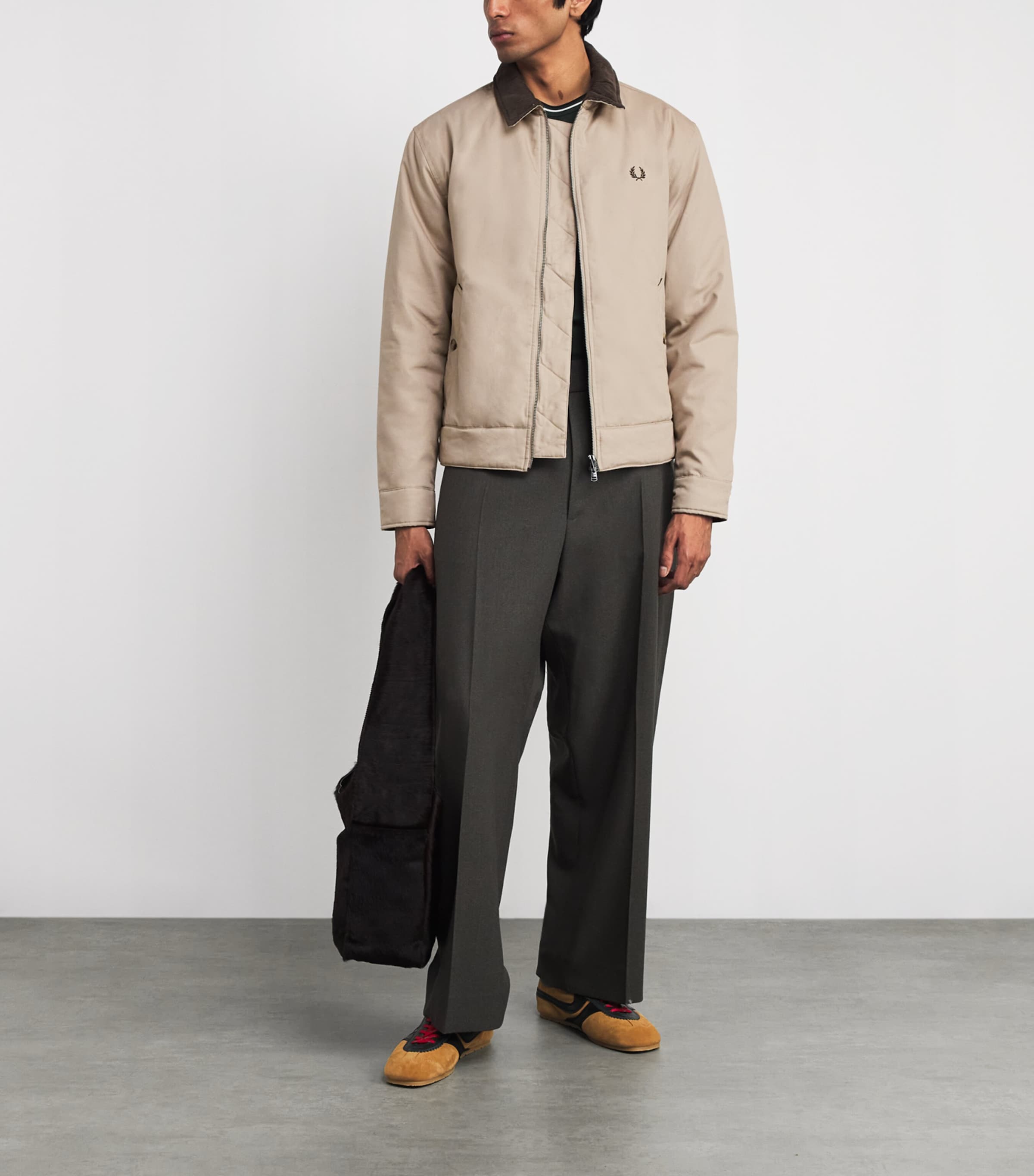 Cotton-Blend Caban Jacket Z19 WARM OAT Image 2