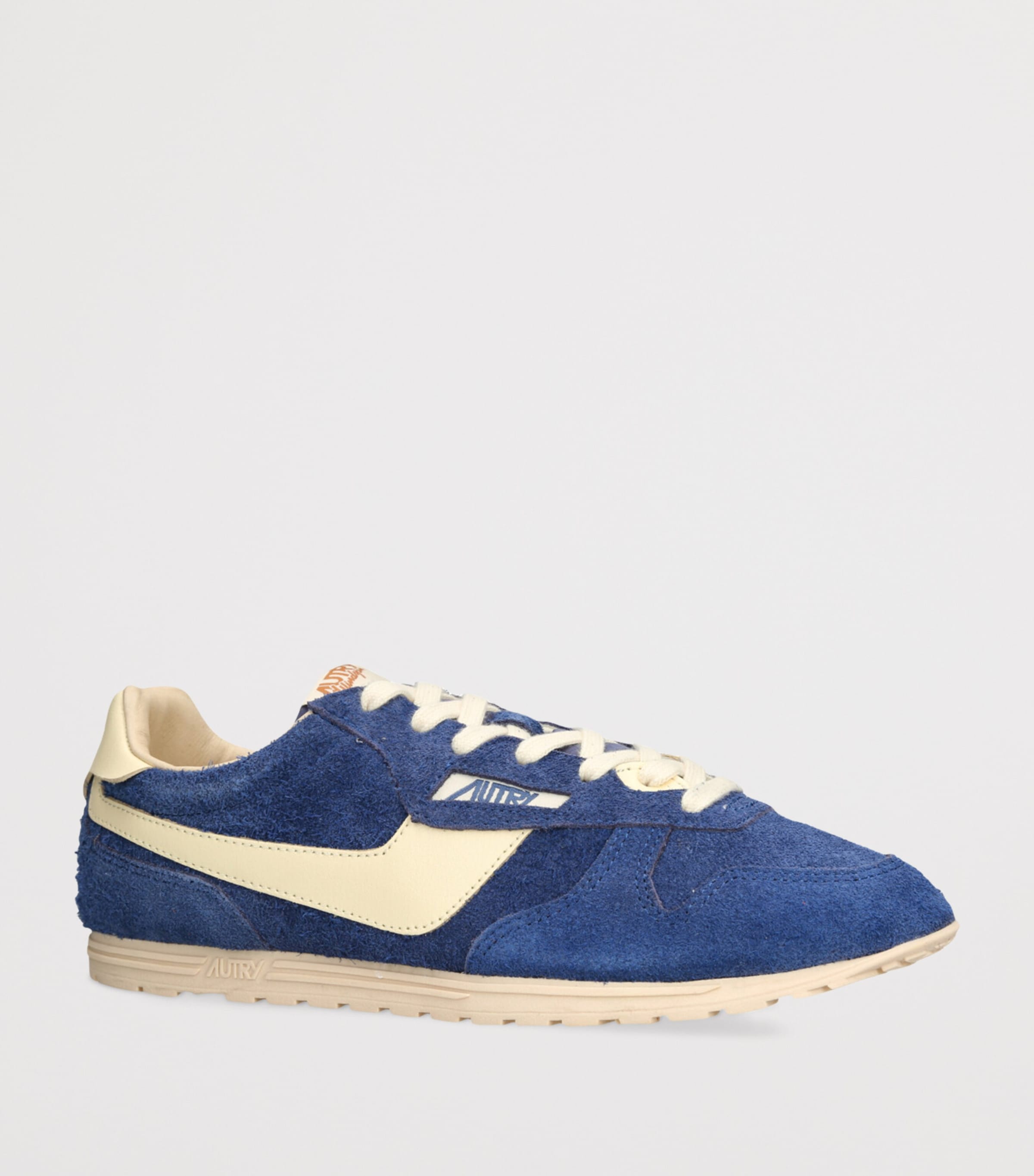 Leather Windspin Low-Top Sneakers BLUE/DARK Image 3
