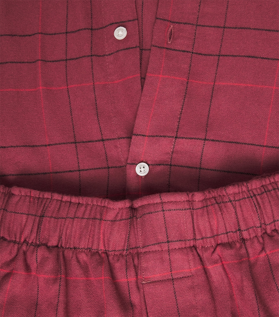 Calvin Klein Mens Cotton Flannel Pyjama Set Sophie Plaid Es Image 6