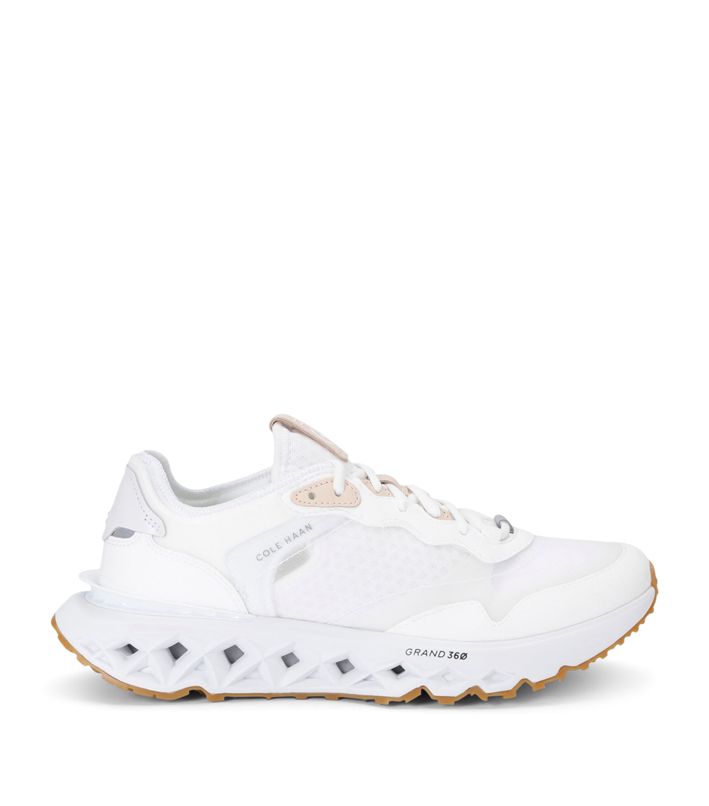 Cole Haan 5.zerøgrand Embrostitch Trainers In White