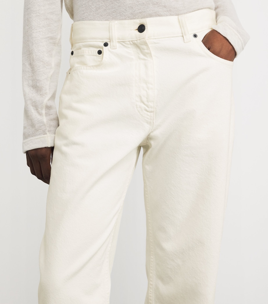 Burty Straight Jeans WHITE Image 5