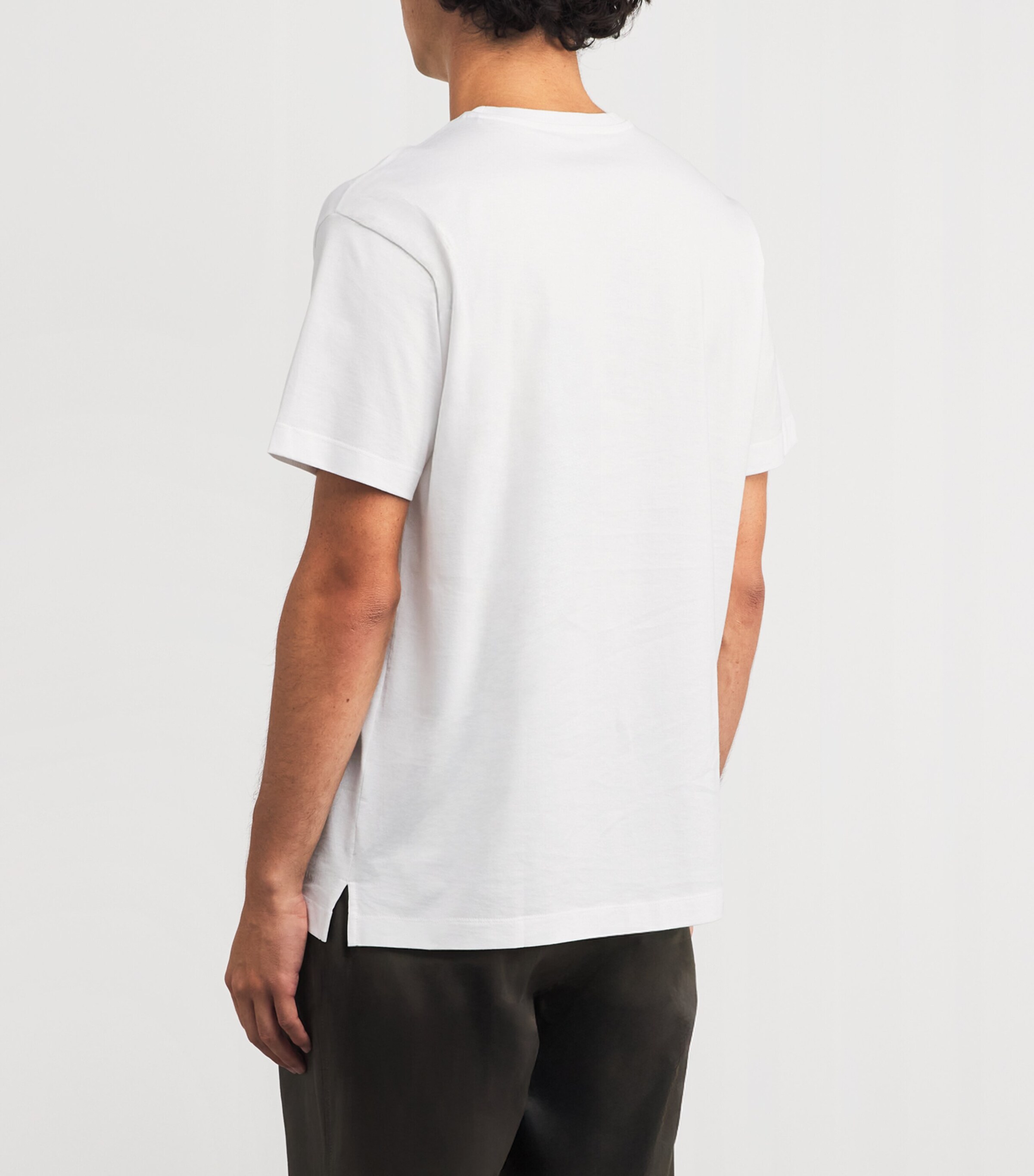 Cotton Short-Sleeve T-Shirt 028 OPTICAL WHITE Image 4