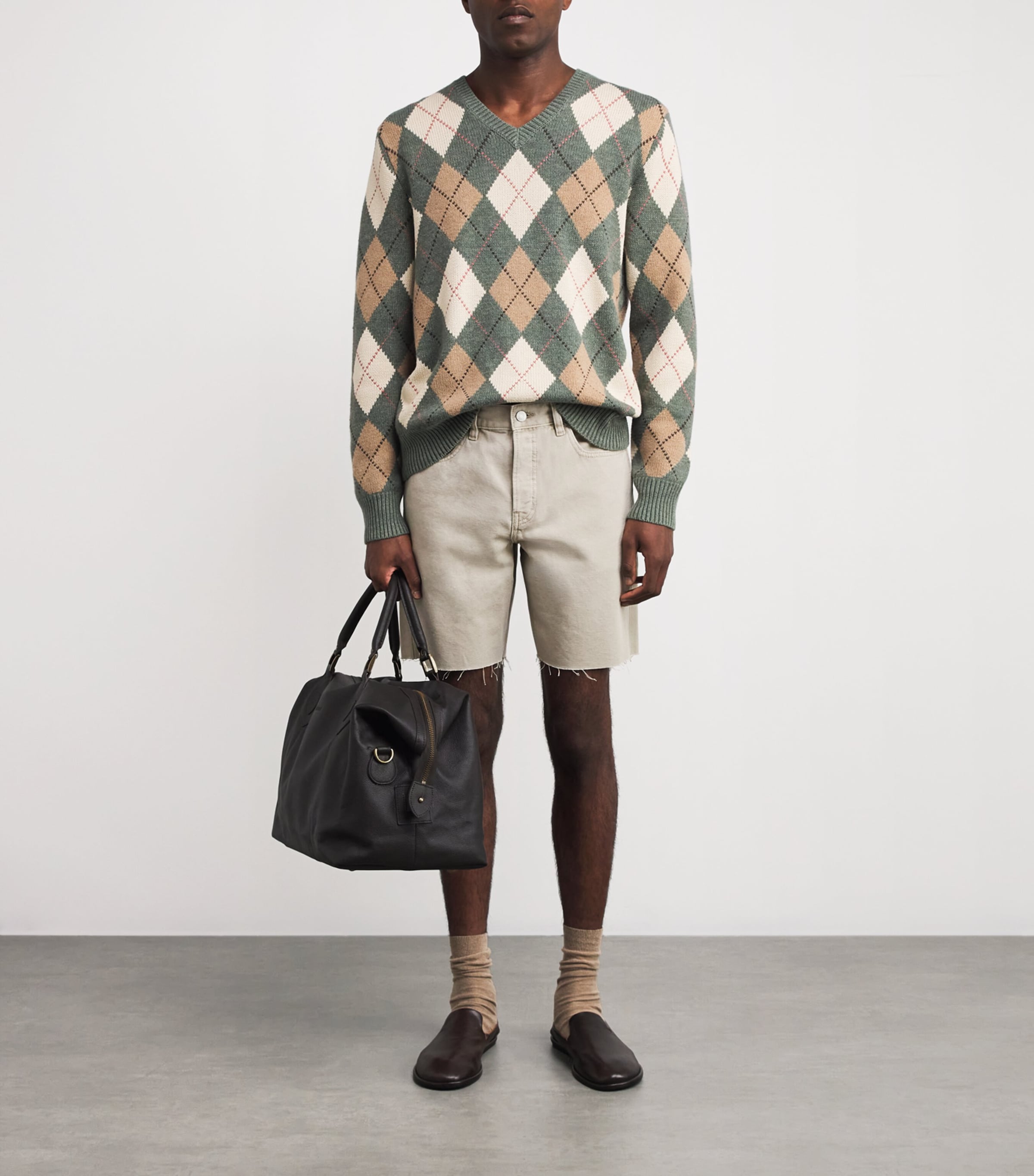 Raw-Hem Shorts BEACH SAND Image 2