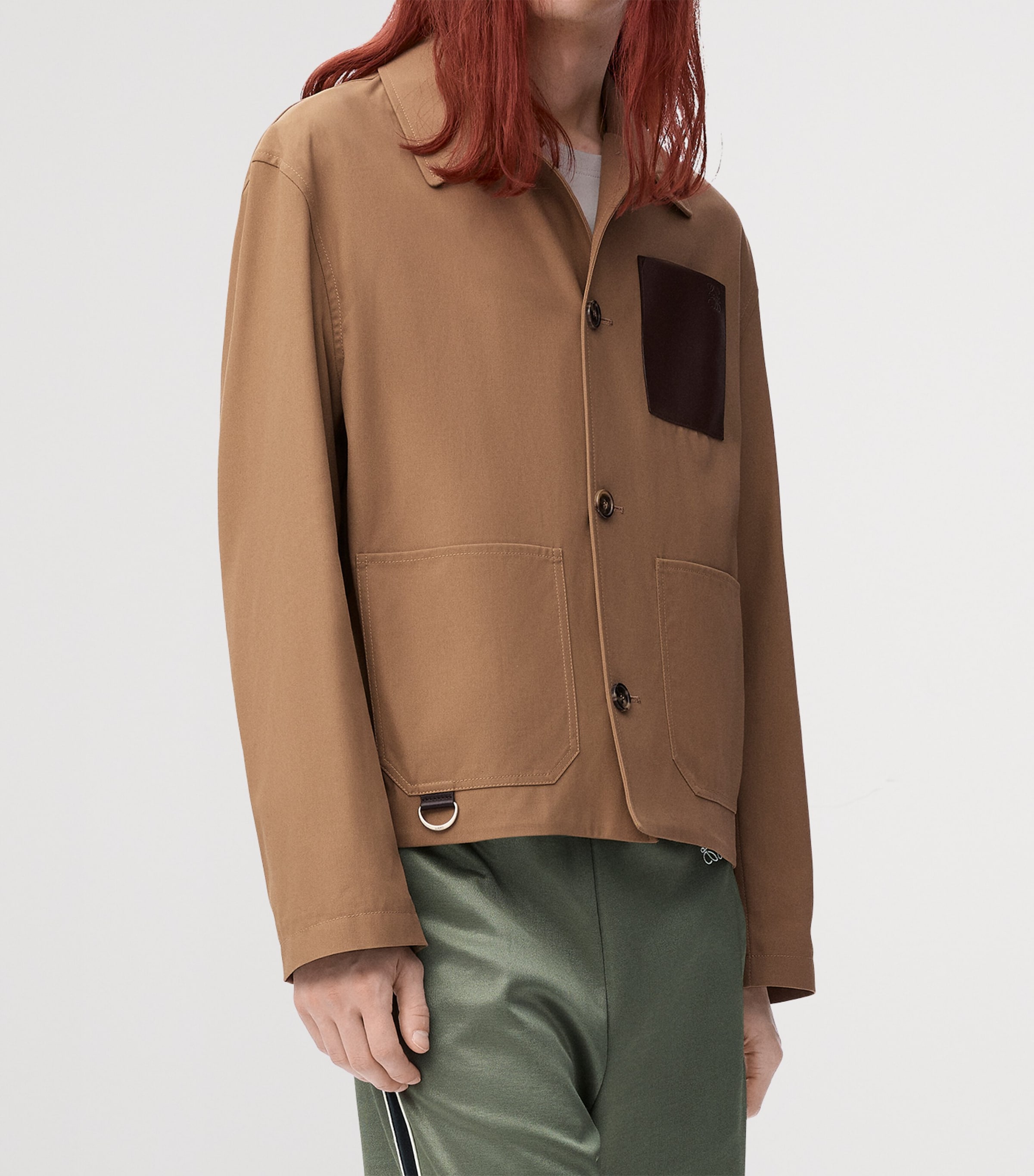ジャケット Loewe Sand Cotton Blend Jacket LOEWE Cotton Workwear Jacket | Harrods UK