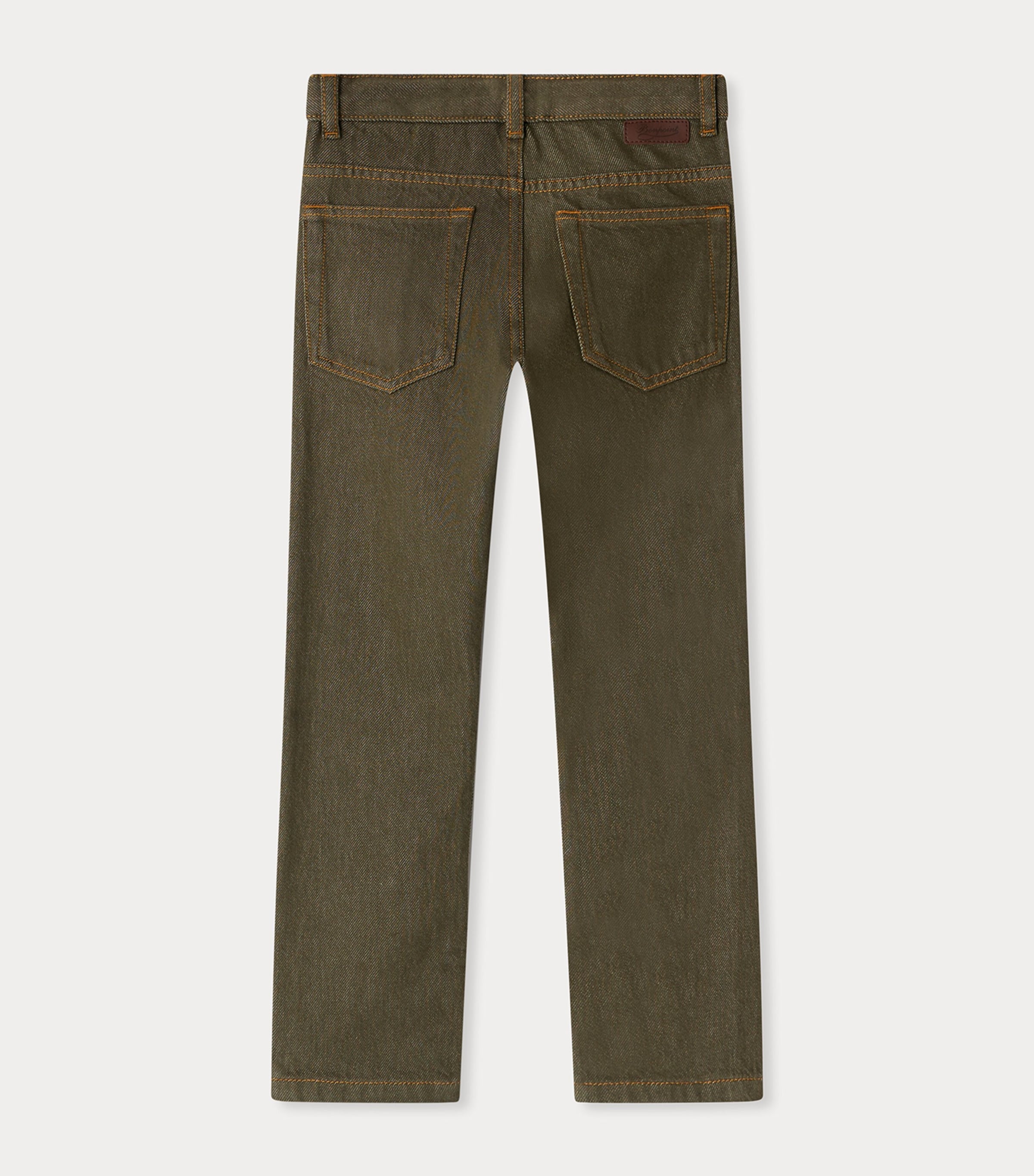 Dyed Denim Jeans (4-8 Years) KAKI FONCE Image 2