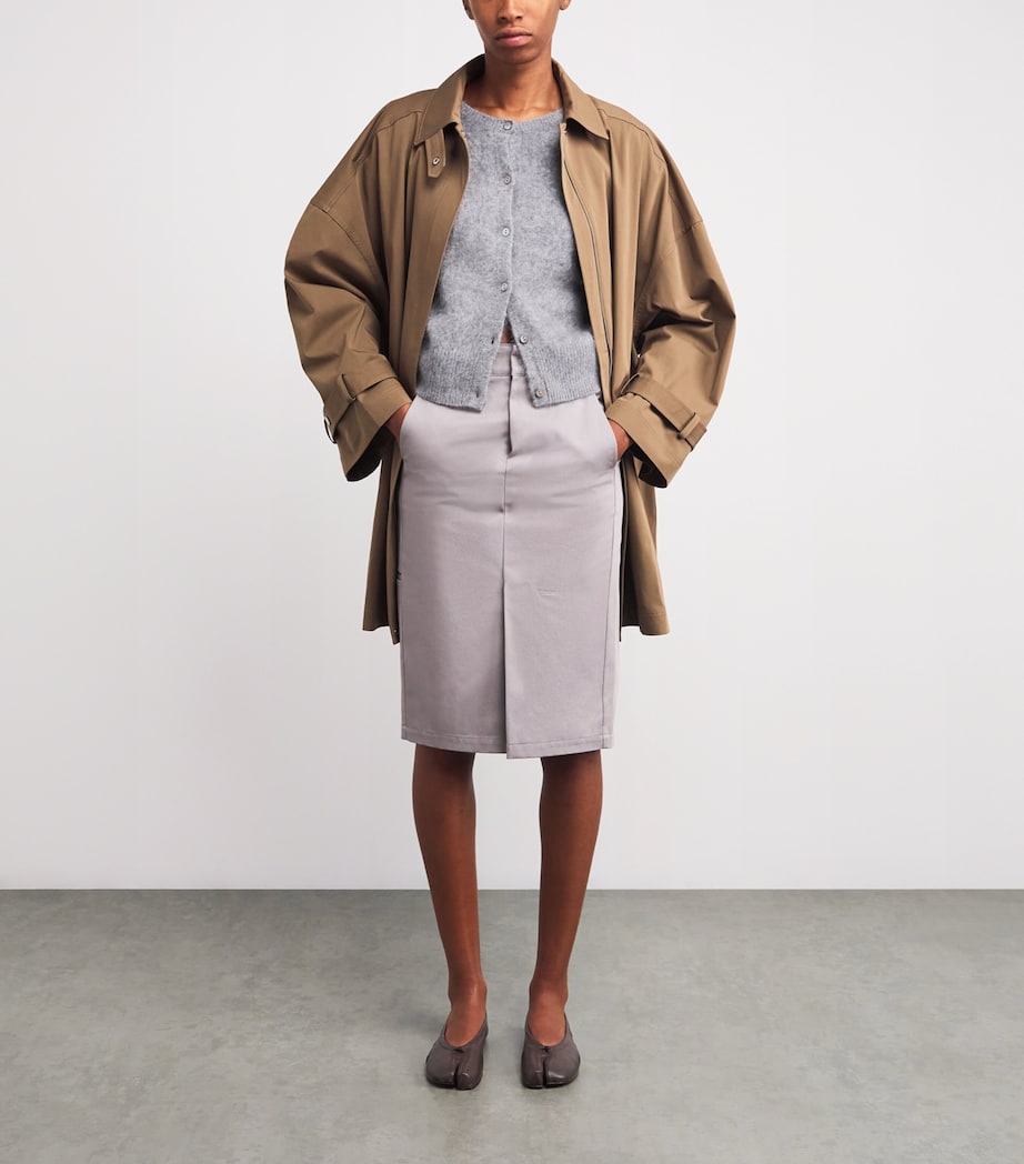 Leather Tabi Ballet Flats DARK BROWN Image 4