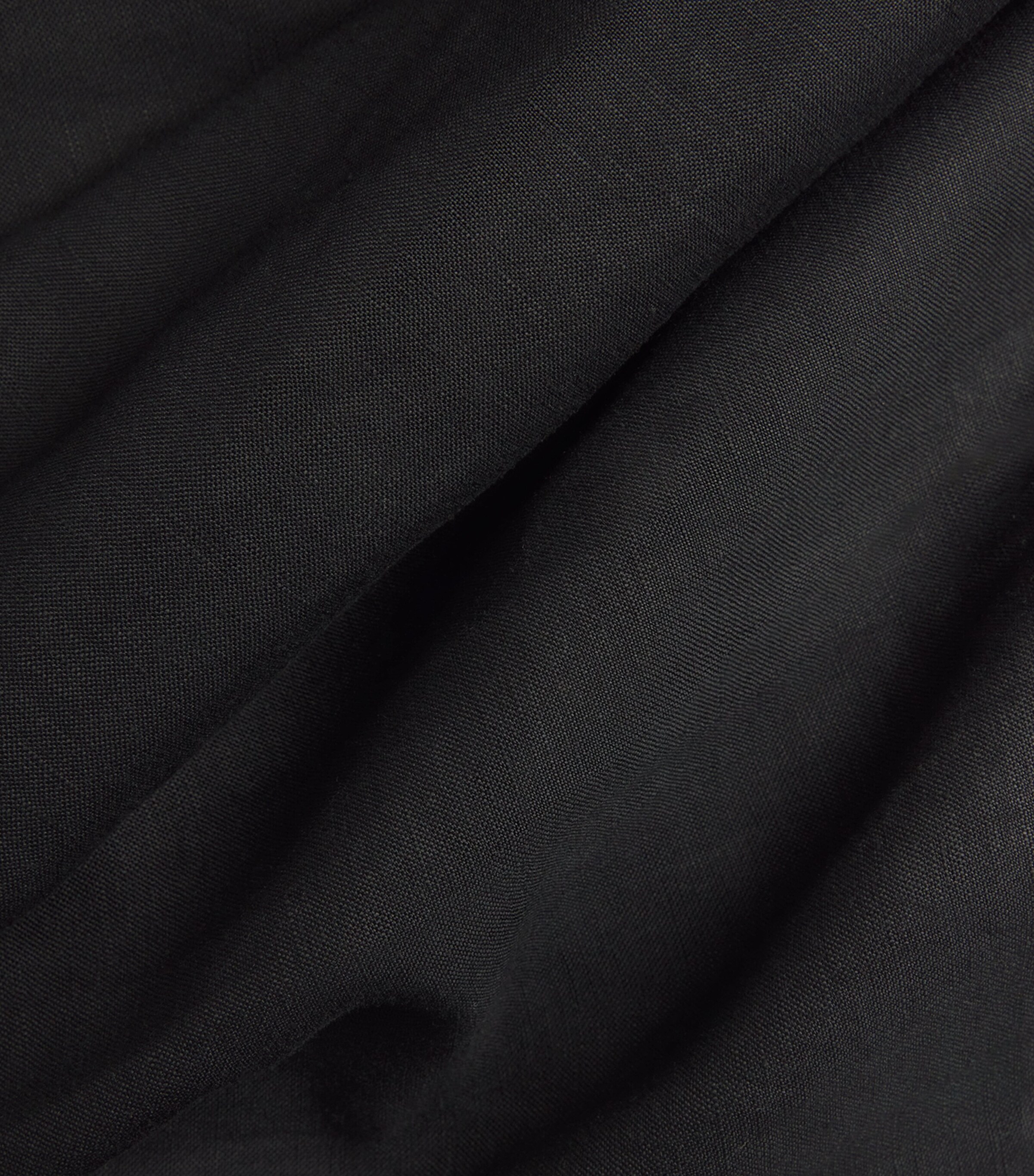 Linen-Blend Oversized Serene Trousers DBLKBLACK Image 5