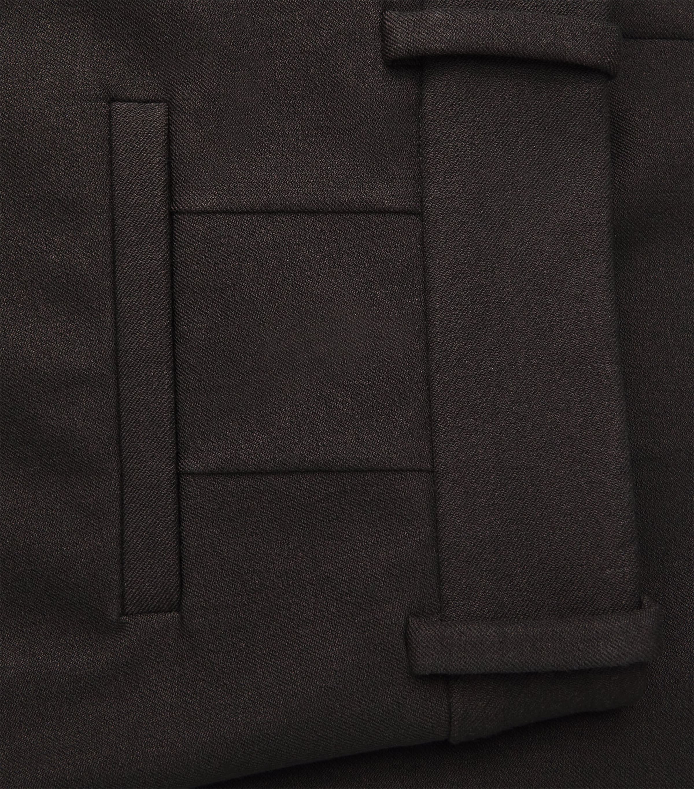 Joseph Womens Gabardine Coleman Slim Trousers Cocoa Image 5