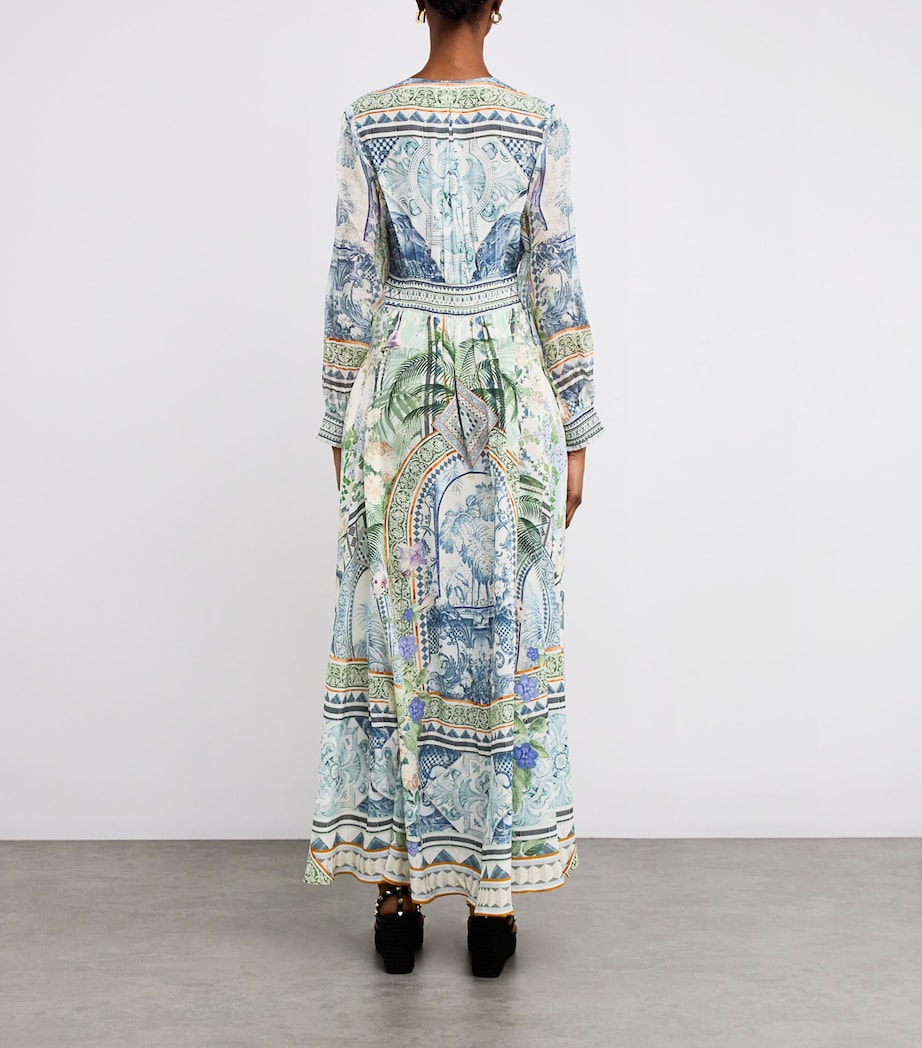 Silk Jardim Party Maxi Dress JARDPART Image 3