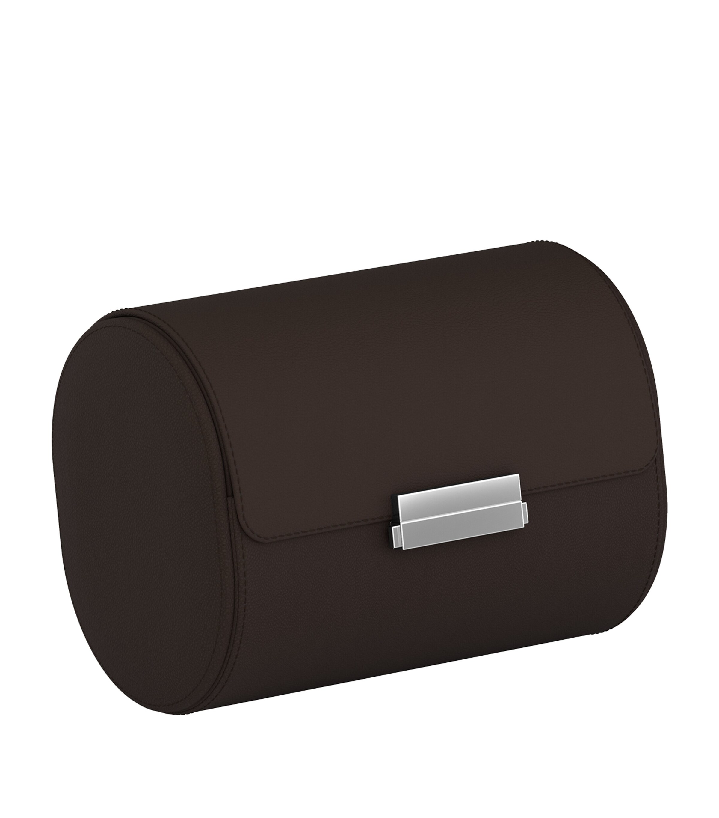 Scatola Del Tempo Leather Pochette 2 Watch Case Duo Chocolate Image 1