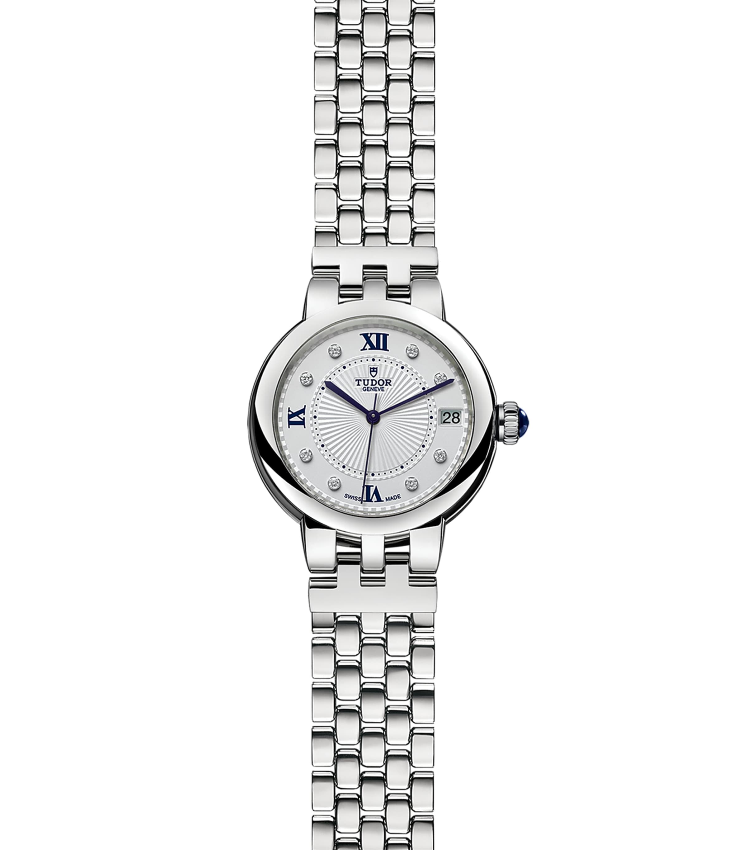 Clair de Rose Stainless Steel and Diamond Watch 34mm WHITE Image 4