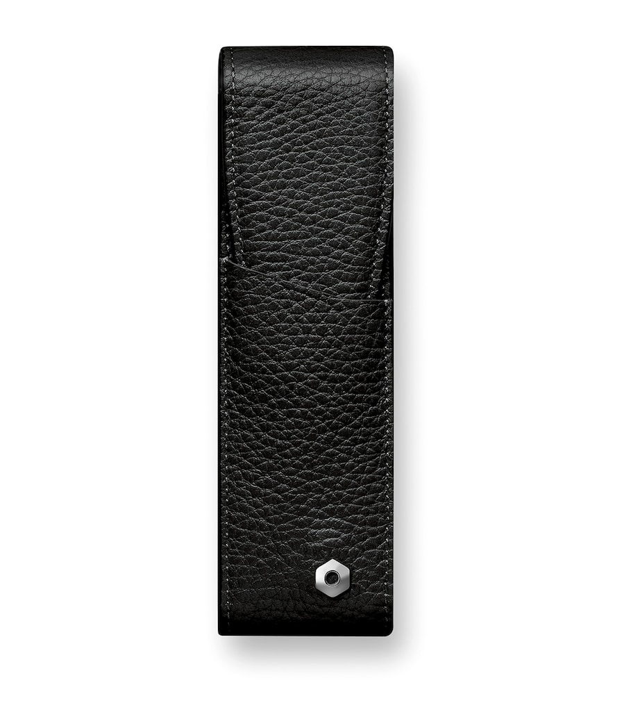 Caran d'Ache Leather Léman Pen Holder Black Image 1