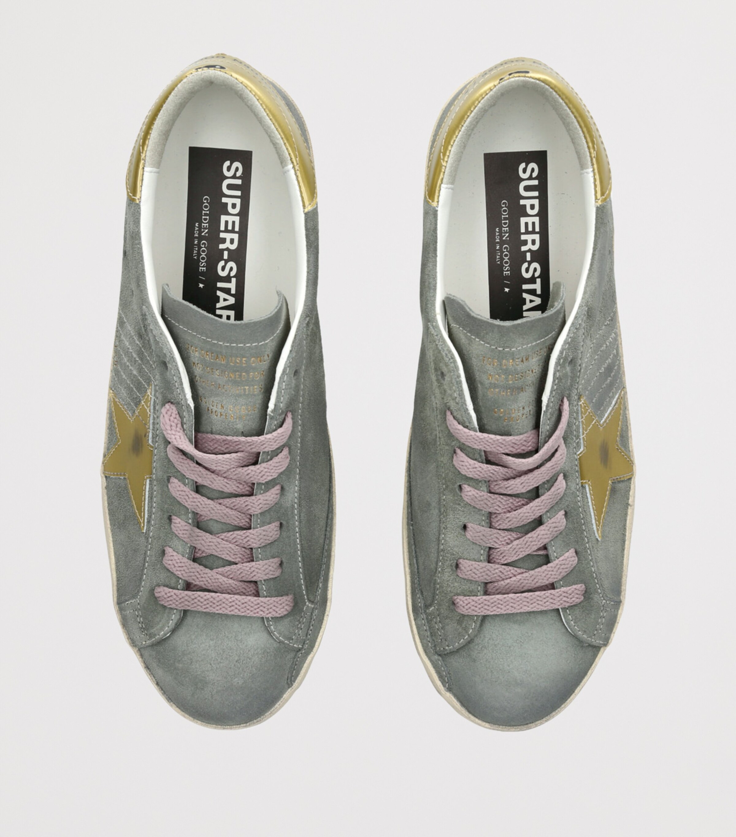 Golden Goose Suede Super-Star Sneakers Green Oth Image 4