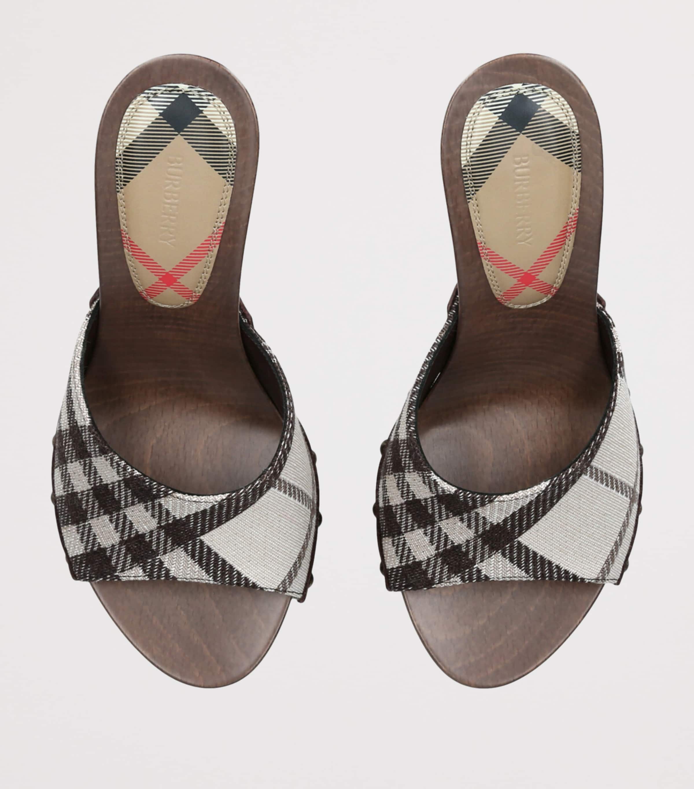 Check Potter Mules 75 MID BROWN Image 4