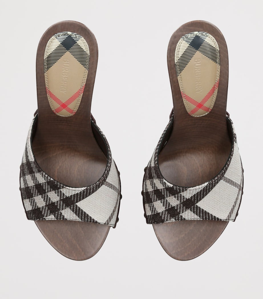 Check Potter Mules 75 MID BROWN Image 4