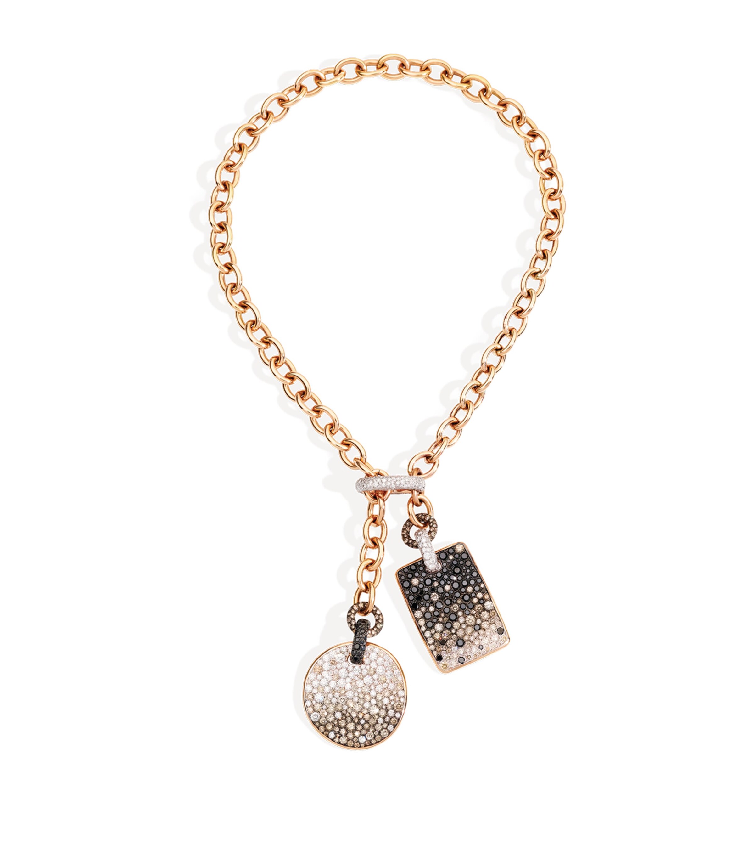Pomellato Rose Gold and Diamond Sabbia Necklace Image 1