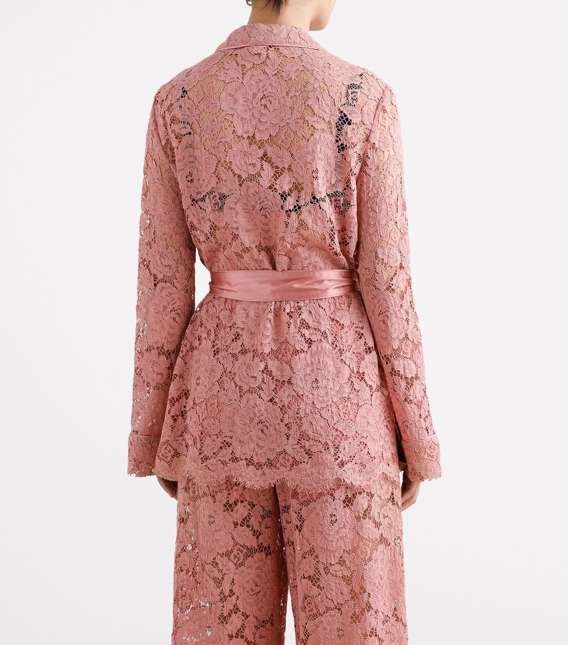 Floral Shirt F0473-POWDER PINK Image 4