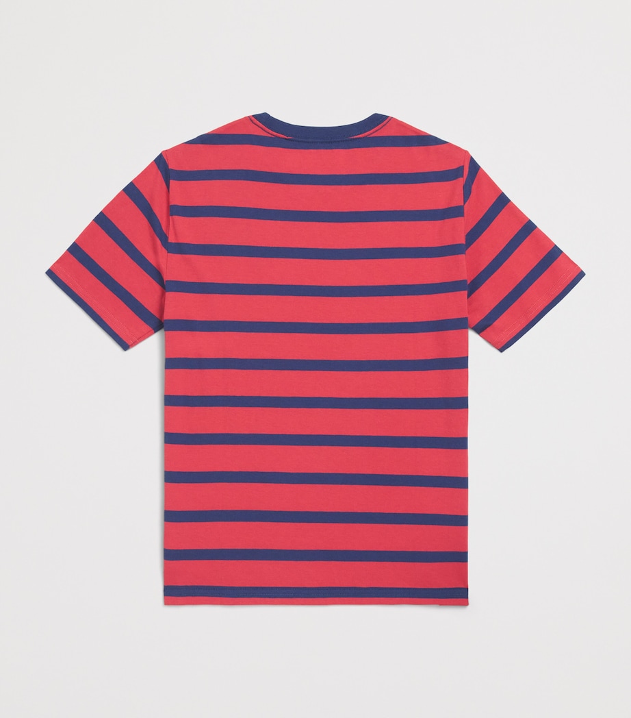 Ralph Lauren Kids Cotton Stripe Polo Pony T-Shirt (6-14 Years) Image 2