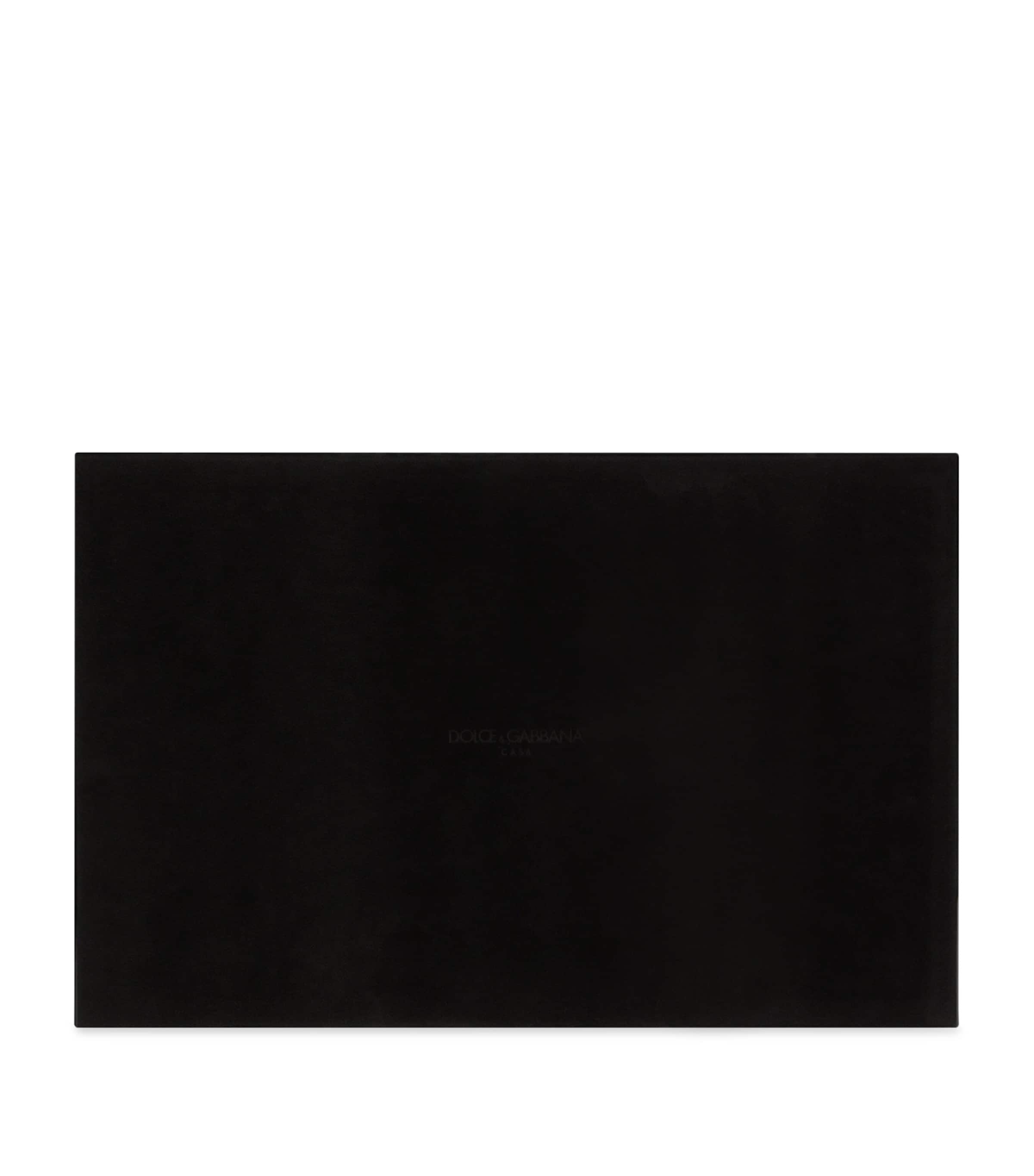 Dolce&Gabbana Casa Wooden Zebra Print Tray Zebra Image 2