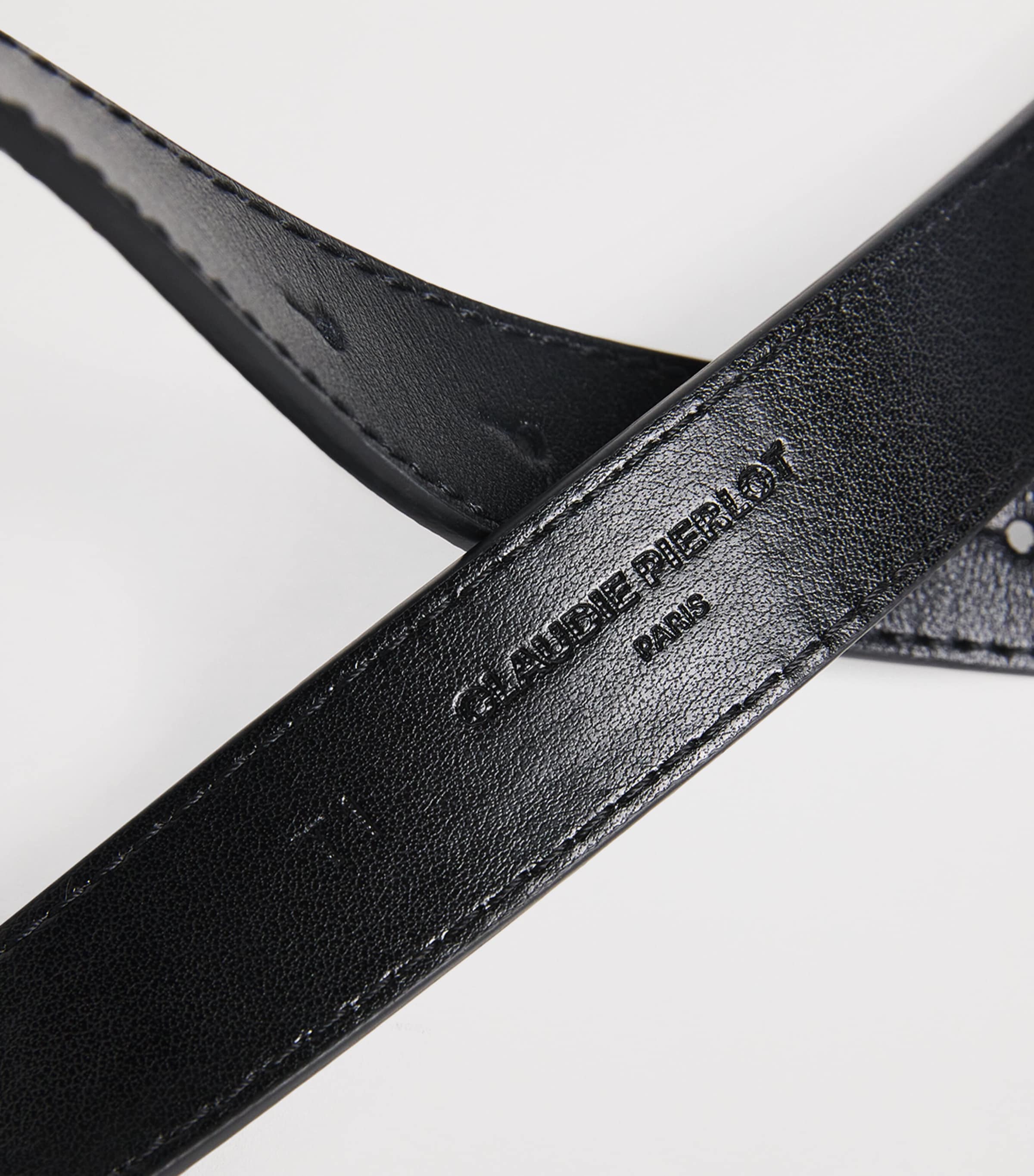 Leather Belt BLACK Image 5