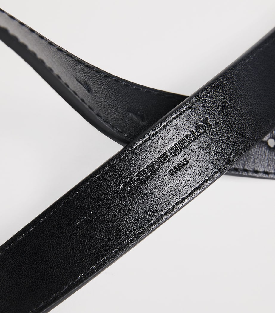 Leather Belt BLACK Image 5