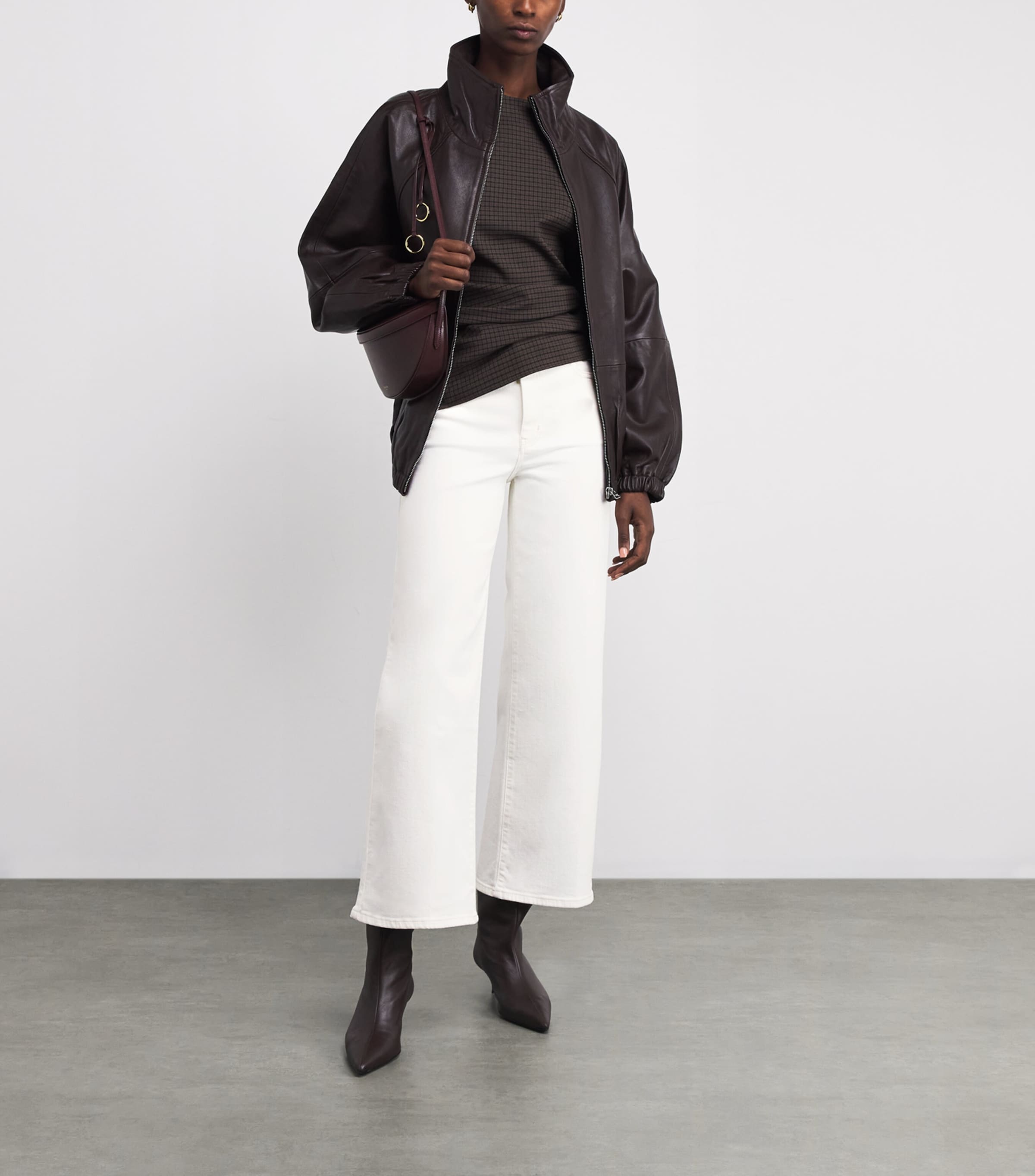 Le Pixie Slim Palazzo Wide-Leg Jeans AUCL AU NATURAL Image 2