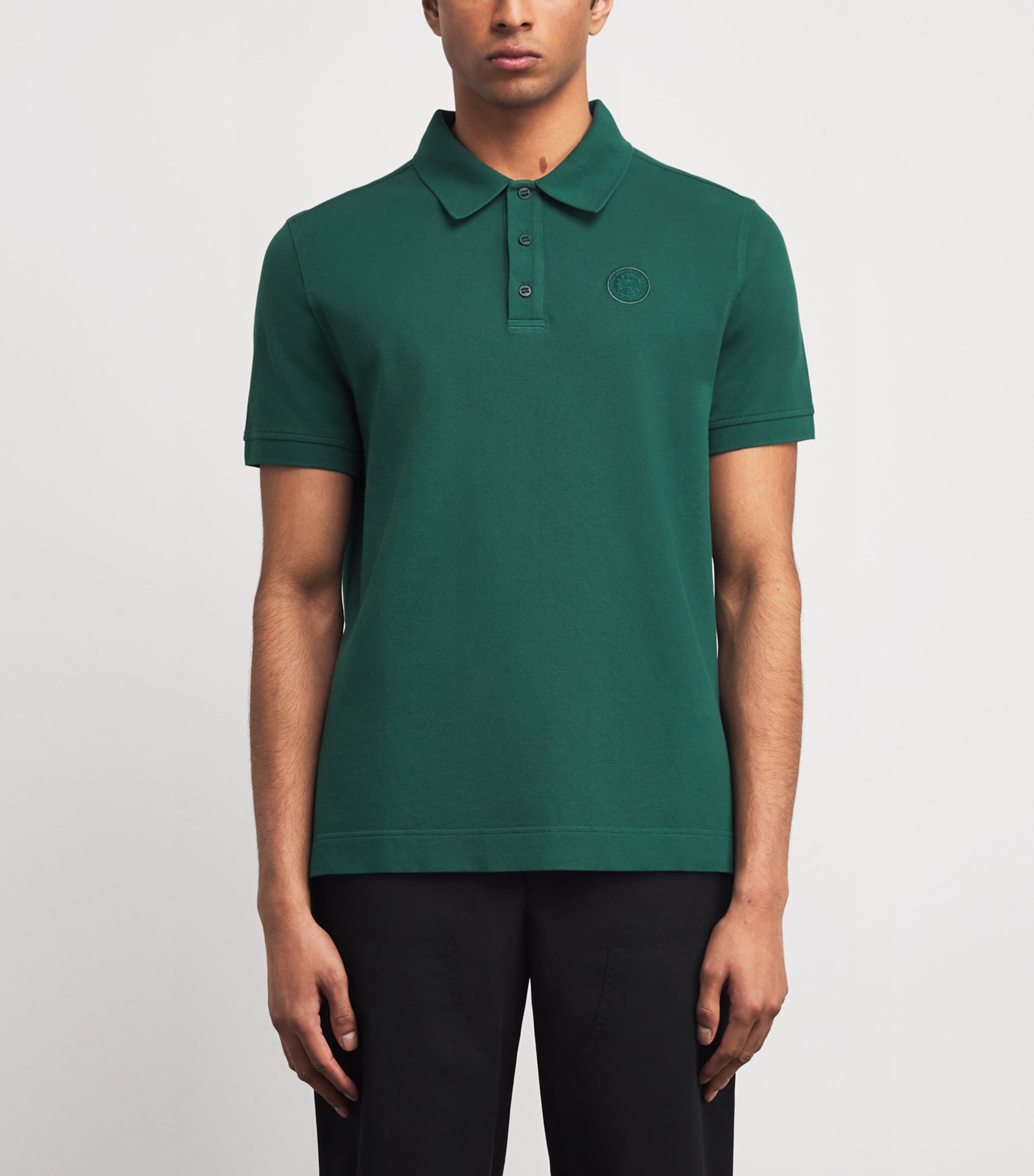 Cotton Beckley Polo Shirt GLADE GREEN 9848 Image 3