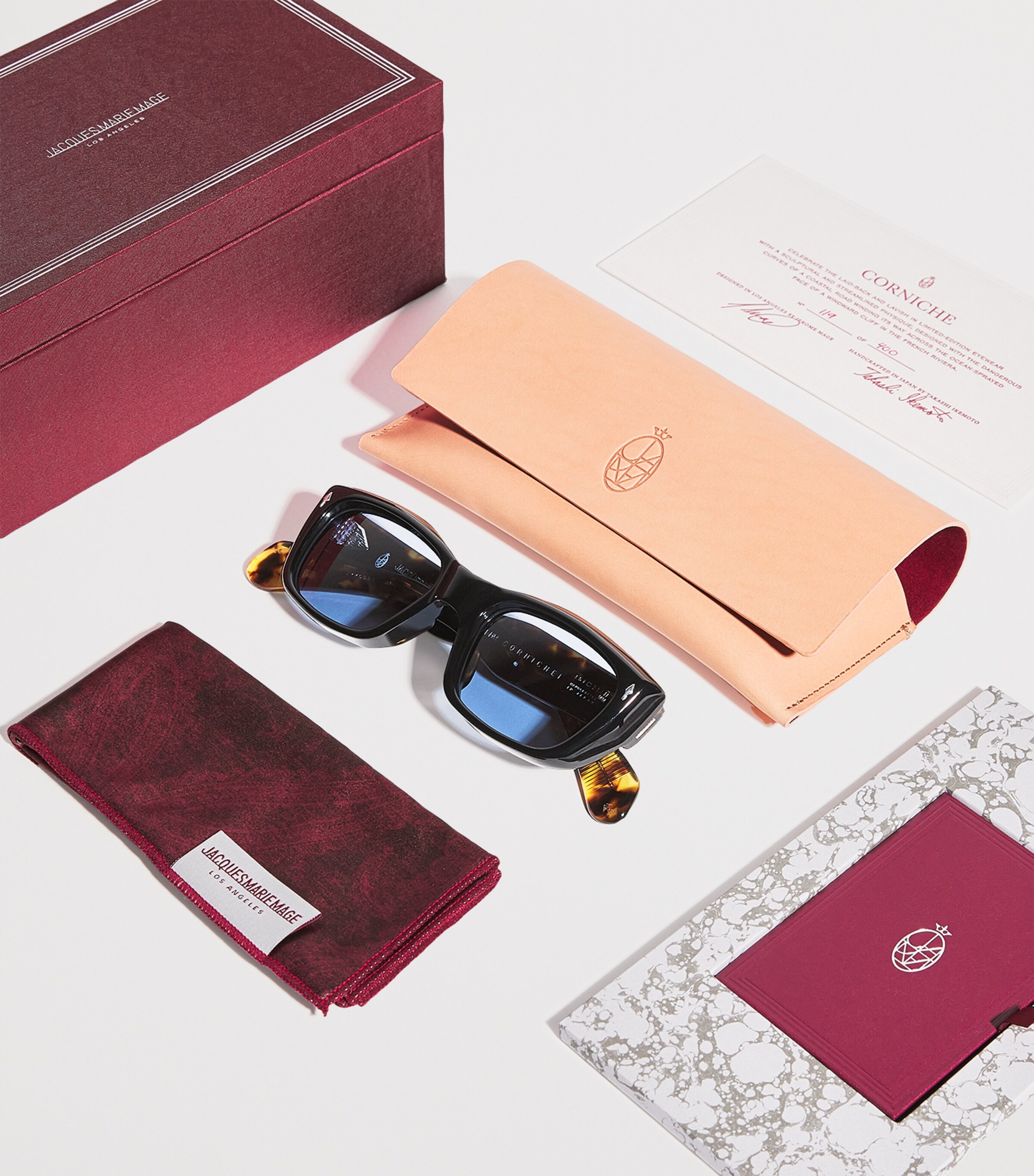 Jacques Marie Mage Acetate Corniche Sunglasses Noir Image 5