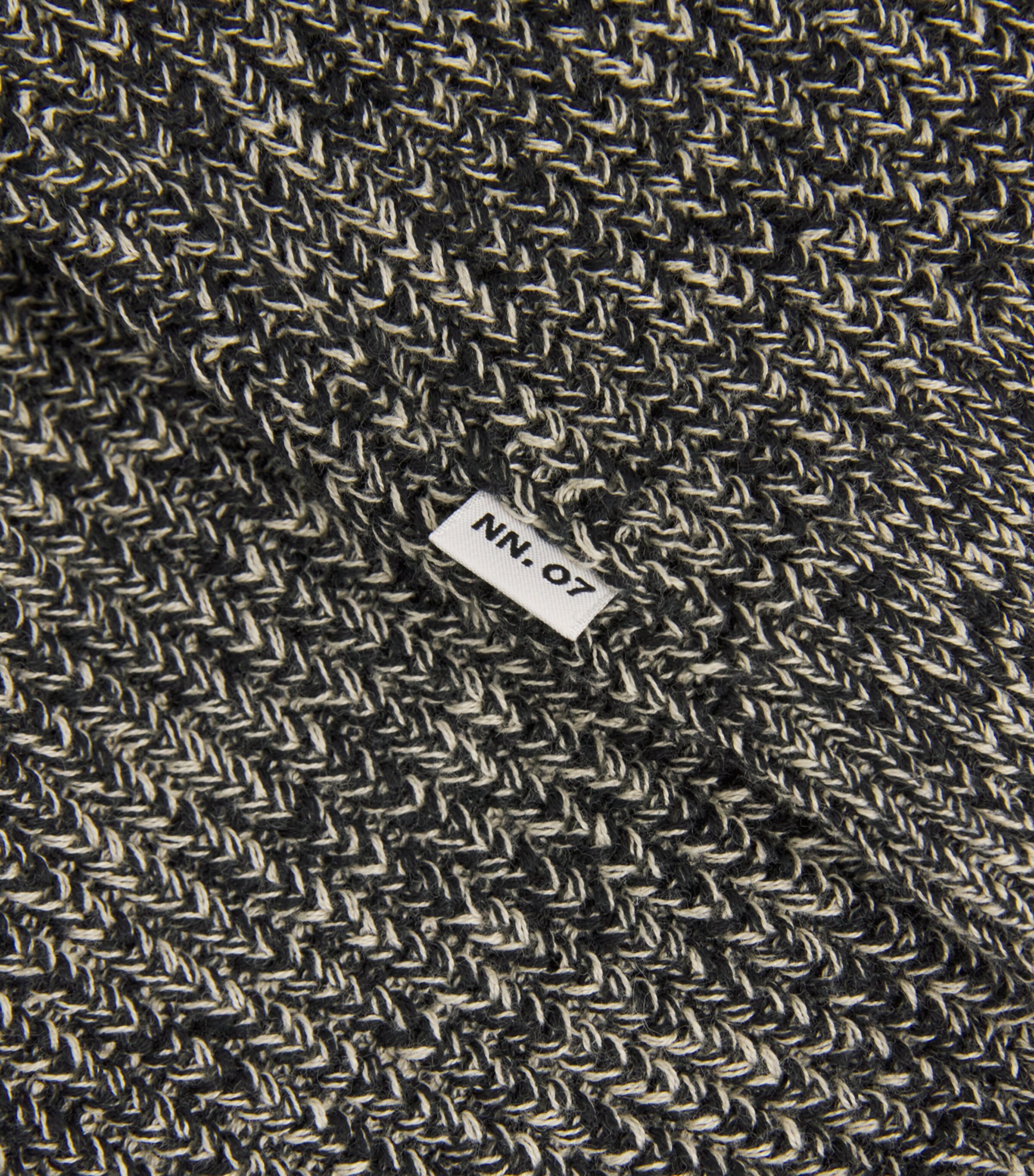 NN07 Mens Cotton Jacobo Cardigan Black Multi Image 5