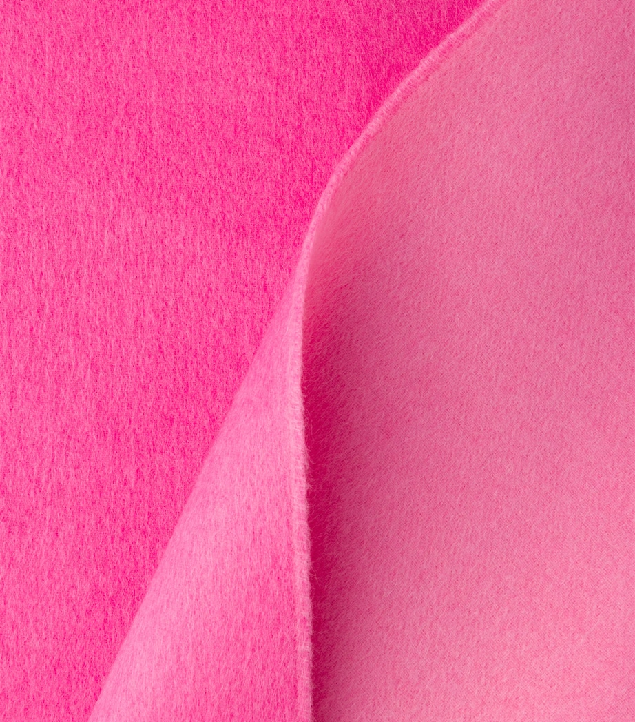 Wool-Cashmere Jacquard Logo Throw F0AEJ Image 2