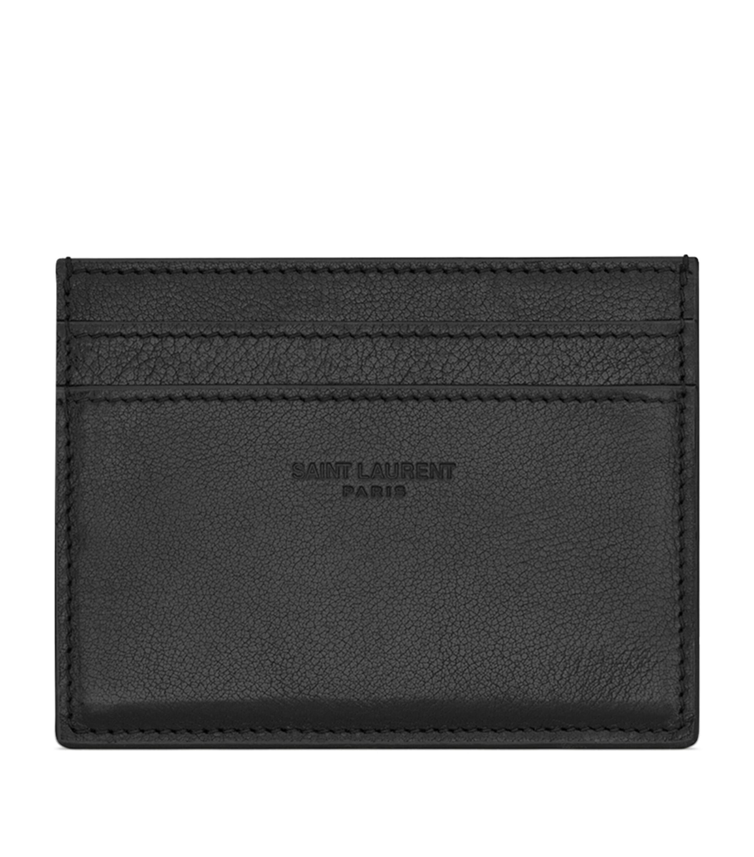 Saint Laurent Leather Card Holder Image 1