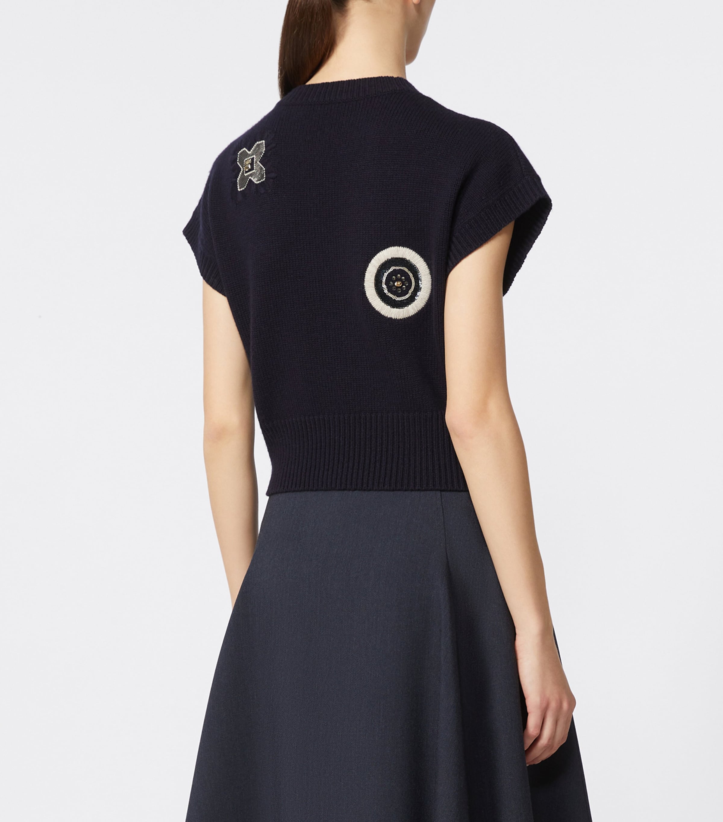 Wool-Cashmere Sweater Vest ULTRAMARINE Image 4